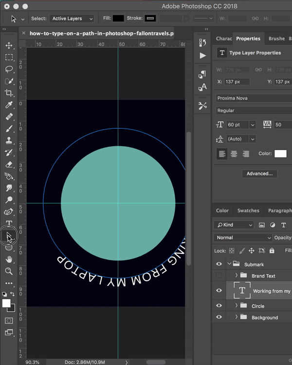 How-to-type-on-a-path-in-Photoshop-tutorial-fallontravels.gif