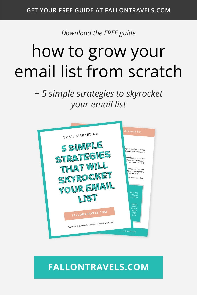 How to build an email list from scratch