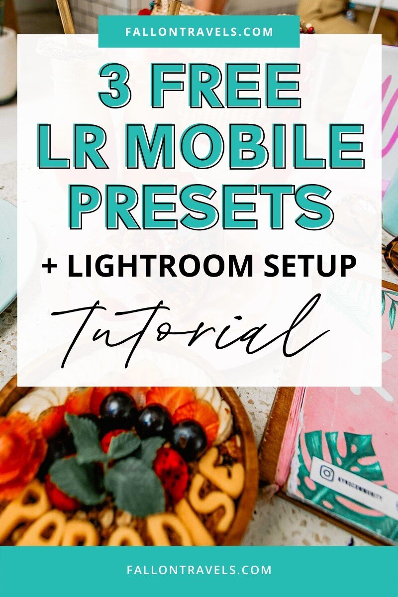 Lightroom mobile preset tutorial