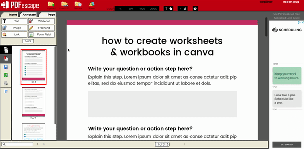 How to create Canva worksheet and workbook templates | Fallon Travels