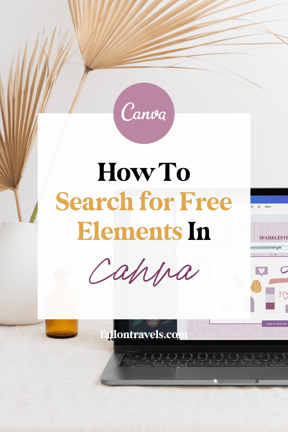 How to Search for Free Canva Elements | Fallon Travels