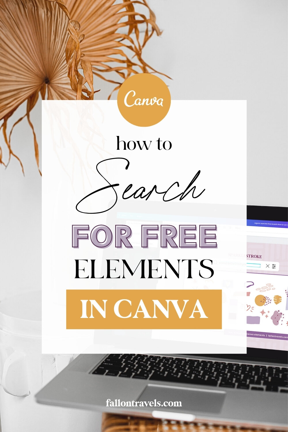 How to Search for Free Canva Elements | Fallon Travels