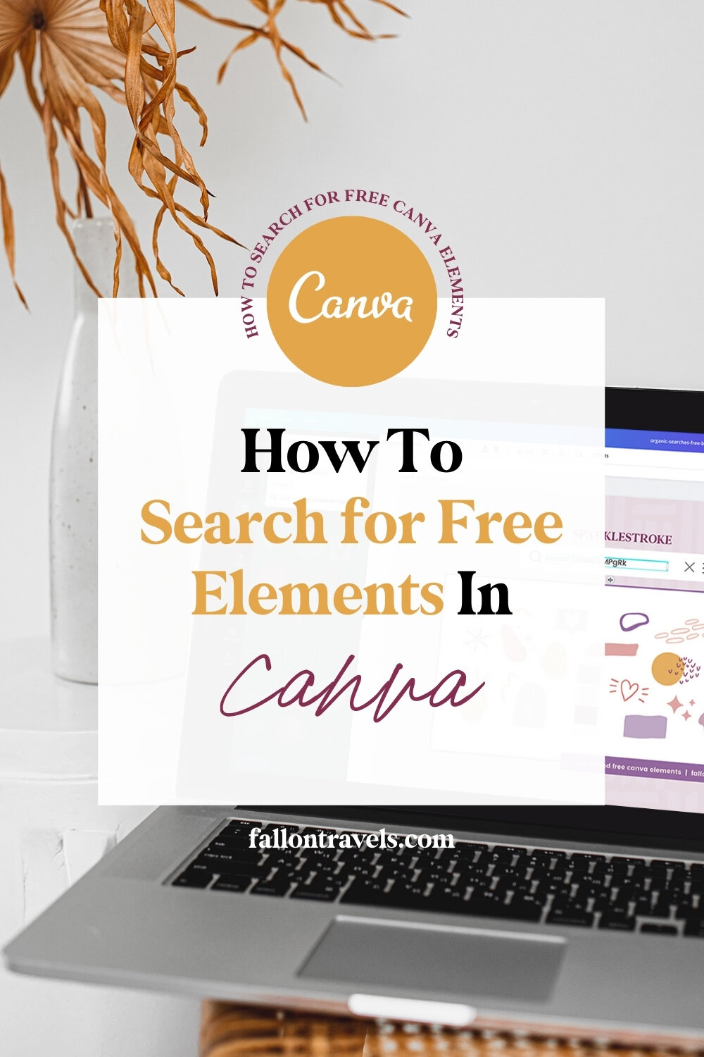 How to Search for Free Canva Elements | Fallon Travels