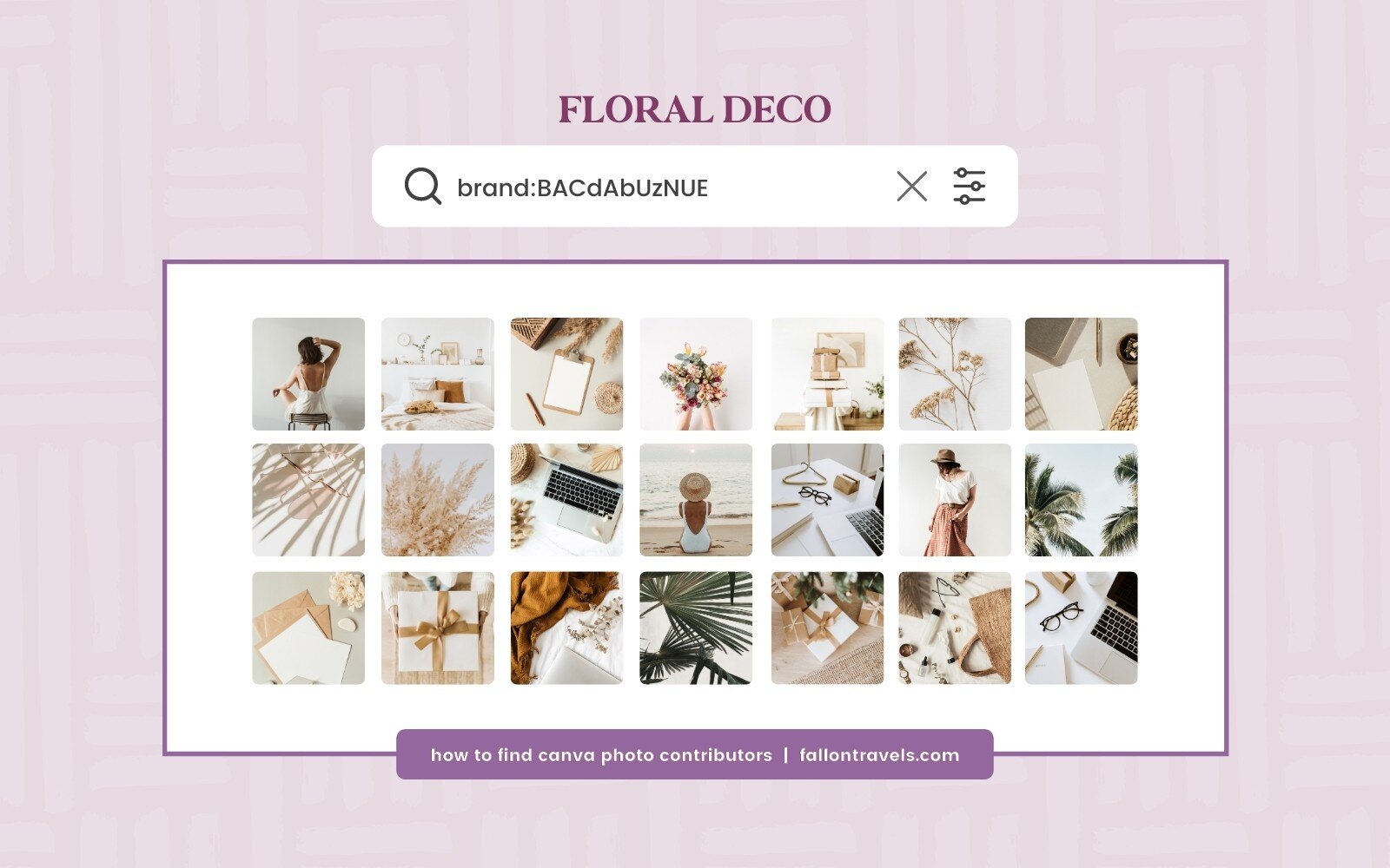 How to Search for Canva Photo Contributors using Brand Codes | FallonTravels.com (Copy)