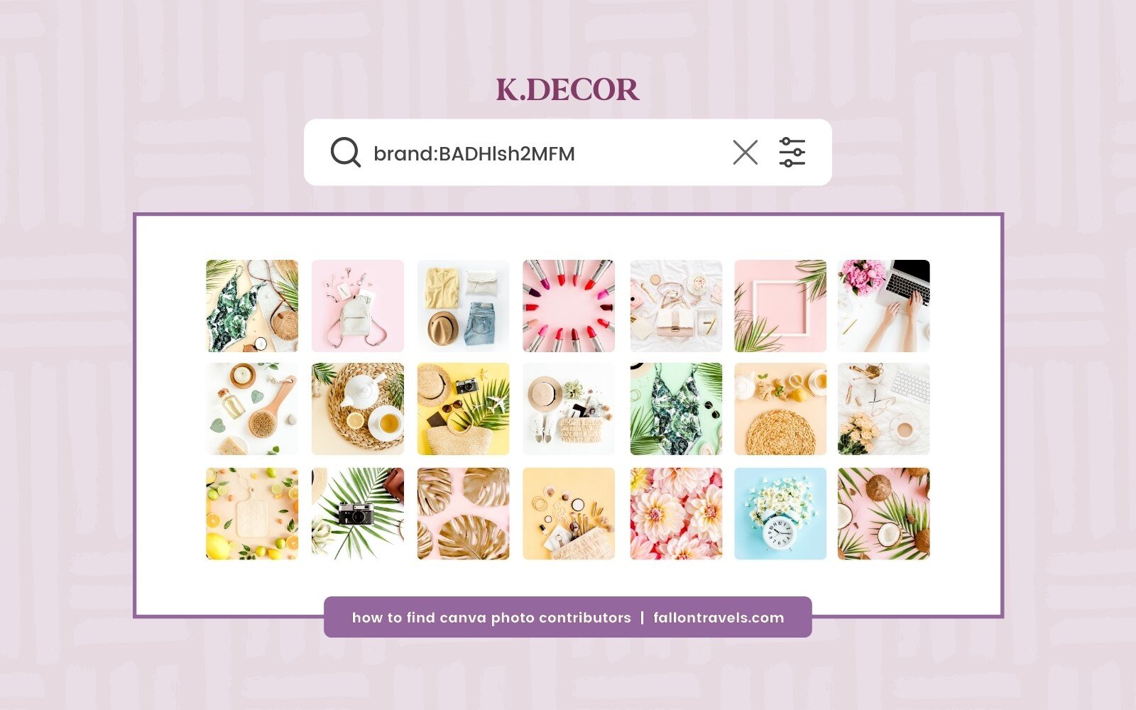 How to Search for Canva Photo Contributors using Brand Codes | FallonTravels.com (Copy)