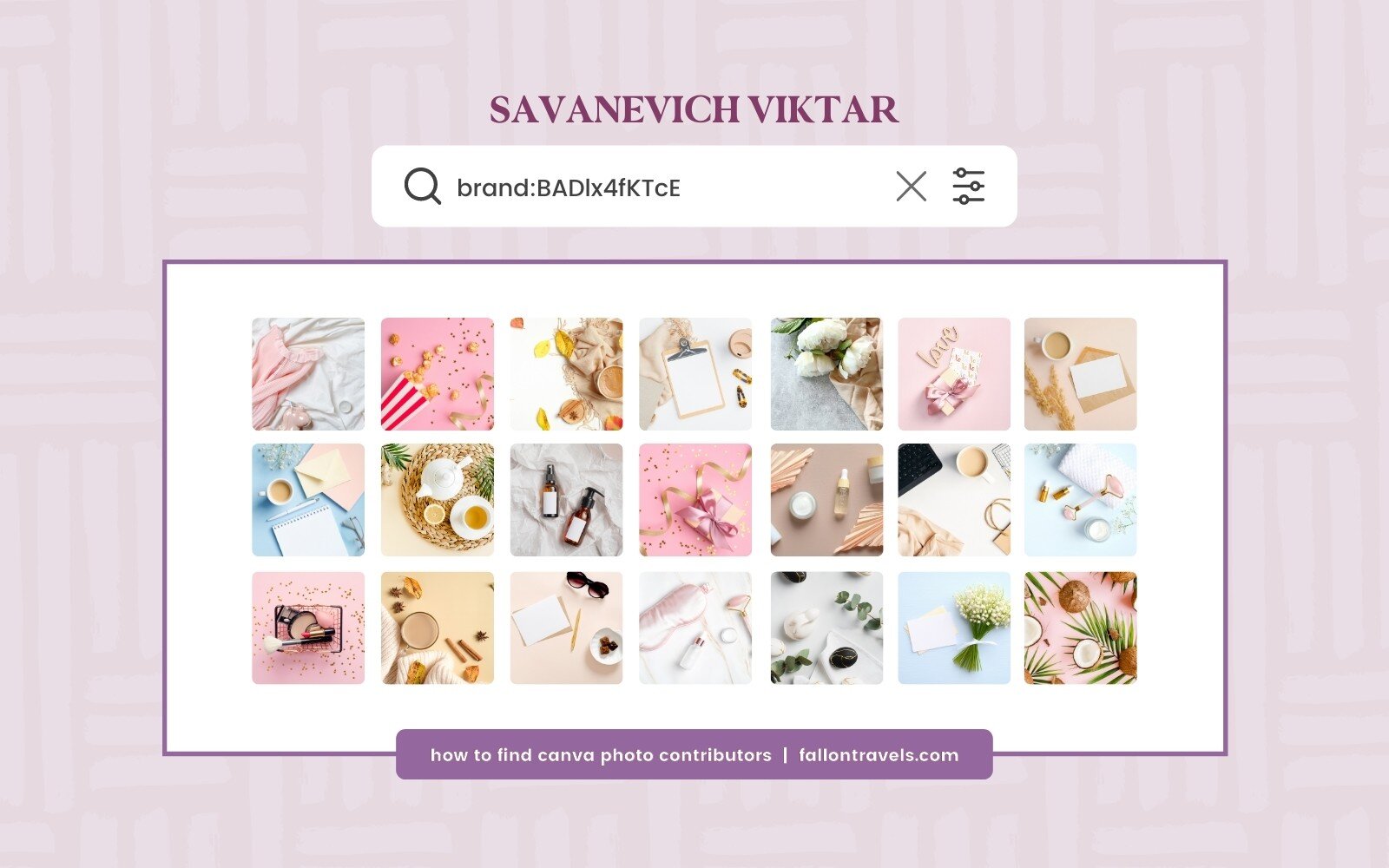 How to Search for Canva Photo Contributors using Brand Codes | FallonTravels.com (Copy)