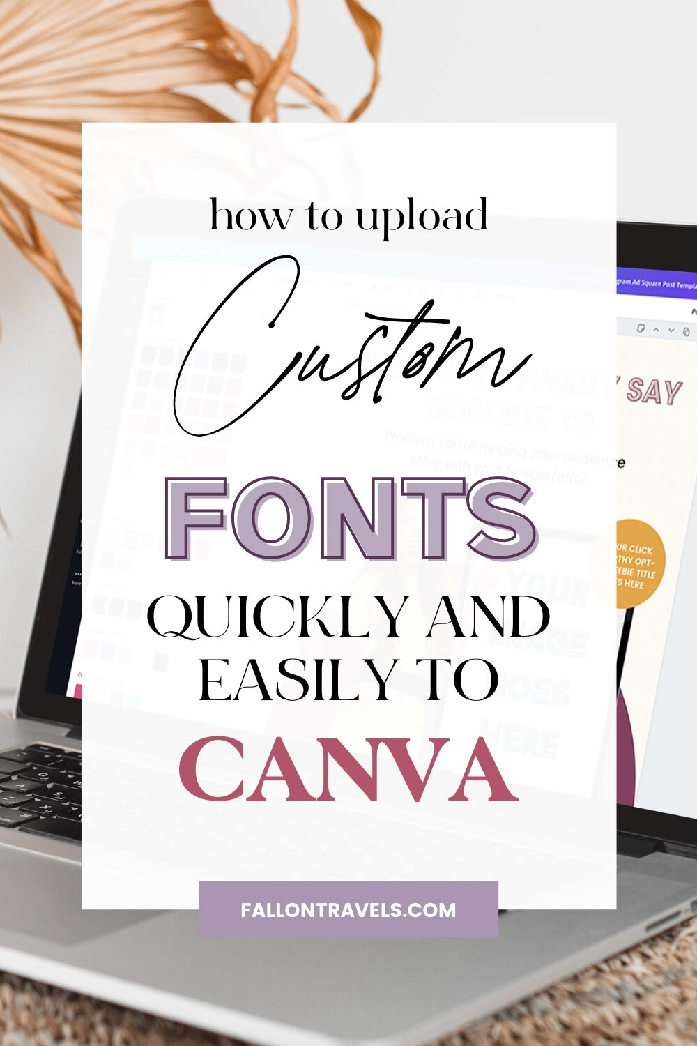 How to Upload Custom Fonts to Canva