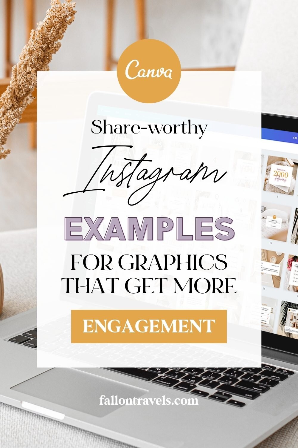 Instagram Graphic Canva Examples for Share-worthy Posts that Stop-the-scroll | Fallon Travels