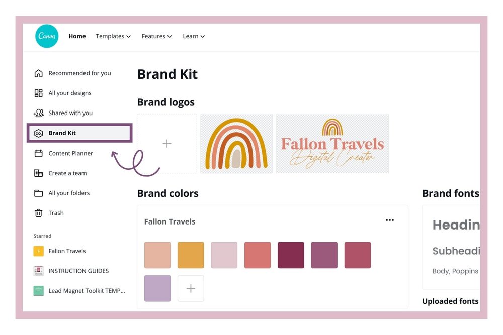 How to Customize Canva Templates to Match Your Brand - Fallon Travels