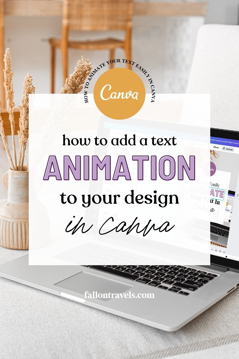 How to Animate Text in Canva