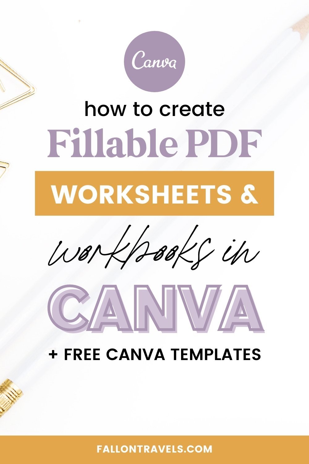 How to Create Fillable PDF Worksheets &amp; Workbooks in Canva