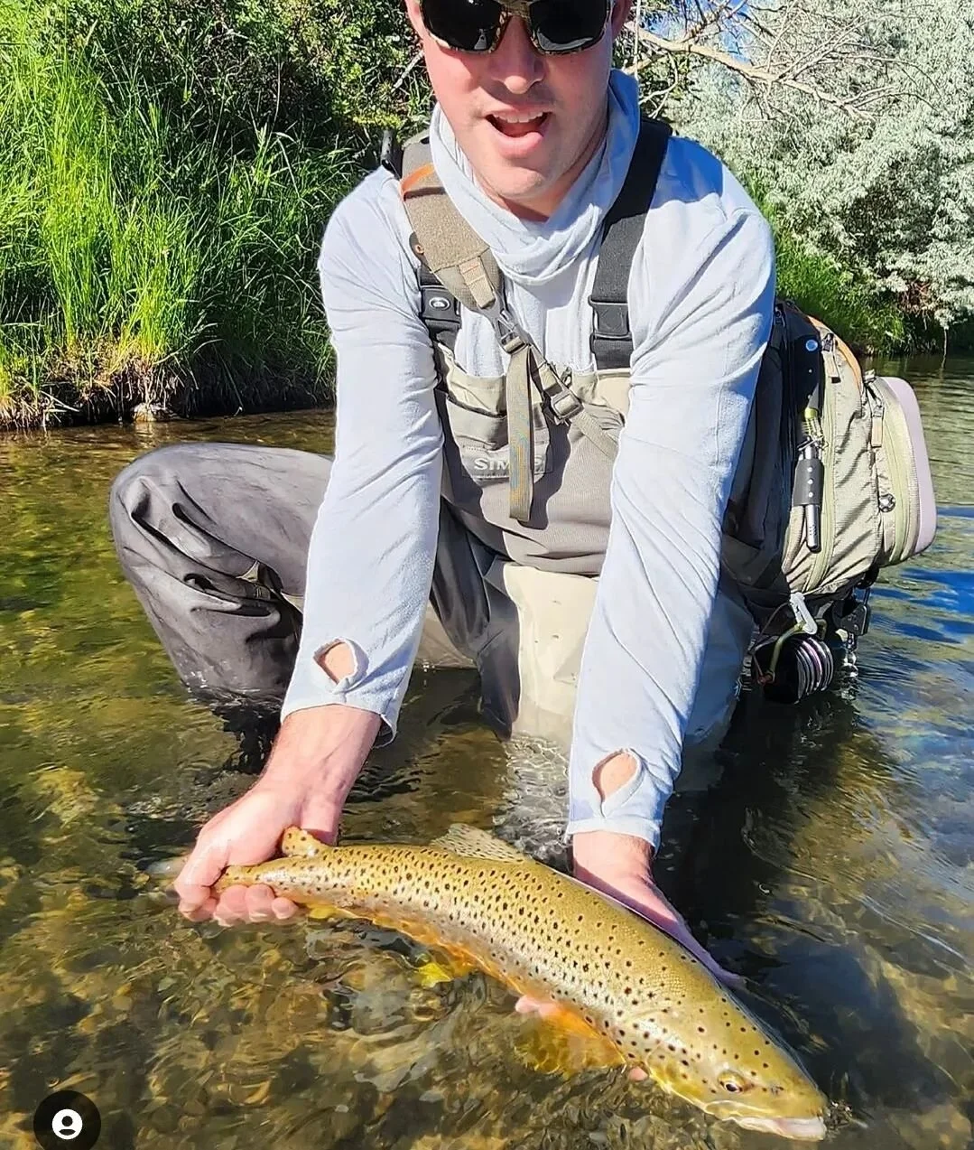 Fishing is always fun!...
2022 Flashback... Happy New Year! 

#GreatBasinGuideService 
#FlyFishing #CatchAndRelease #Barbless #TruckeeRiver #TruckeeRiverFlyFishing #TruckeeRiverGuide #OnTheFly #BrownTrout #TrophyTrout #ItAintGonnaCatchItself