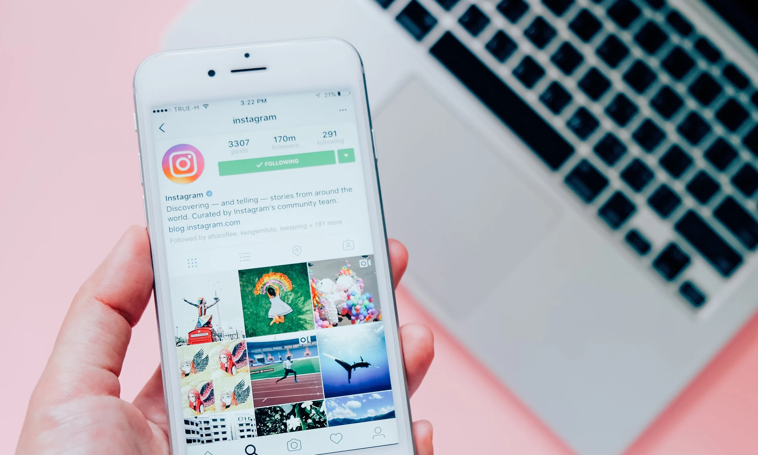 Instagram on Phone