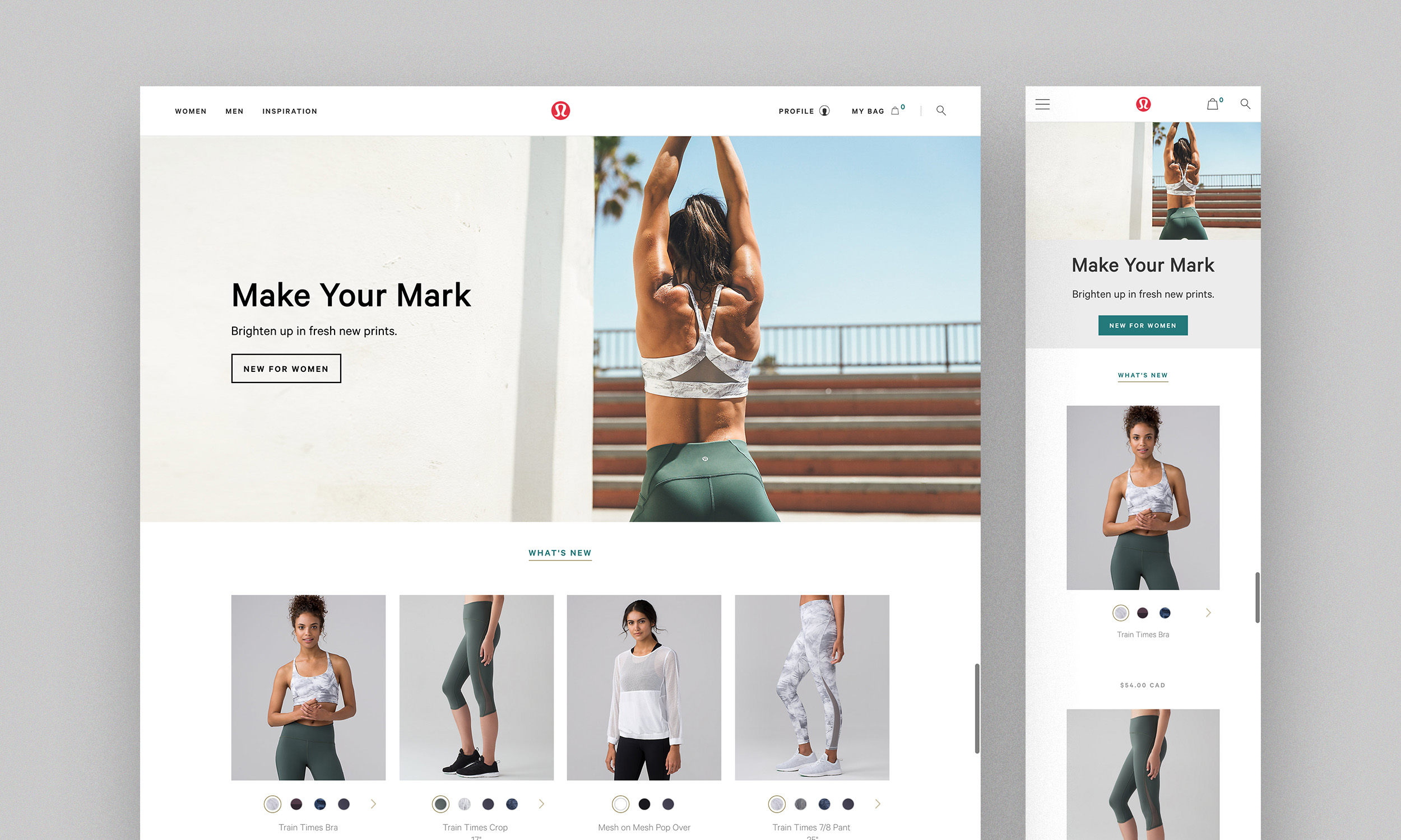 lululemon | Global Website Redesign 