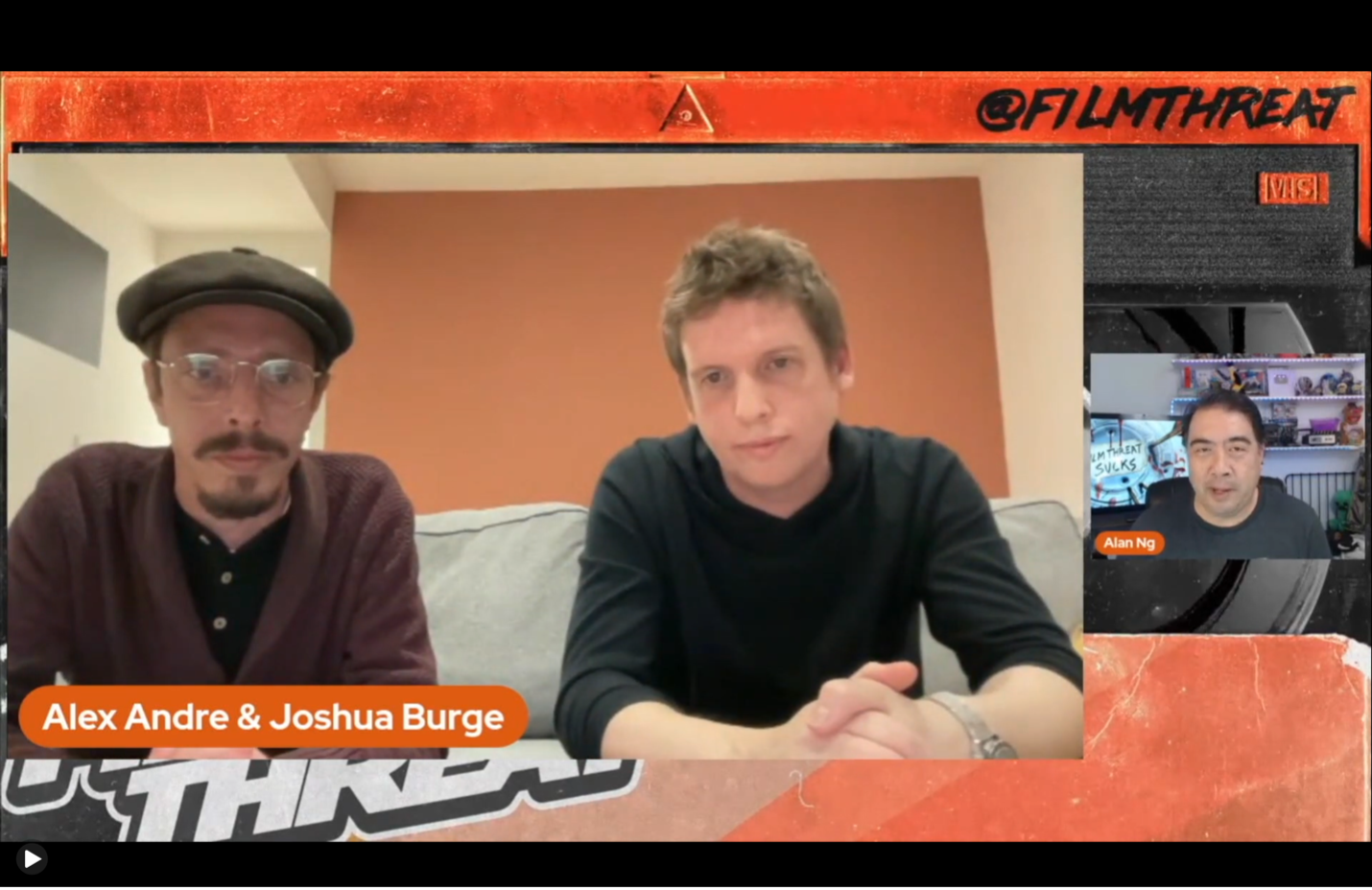 Alex Andre and Joshua Burge discuss PRATFALL with Film Threat during Manchester Film Festival