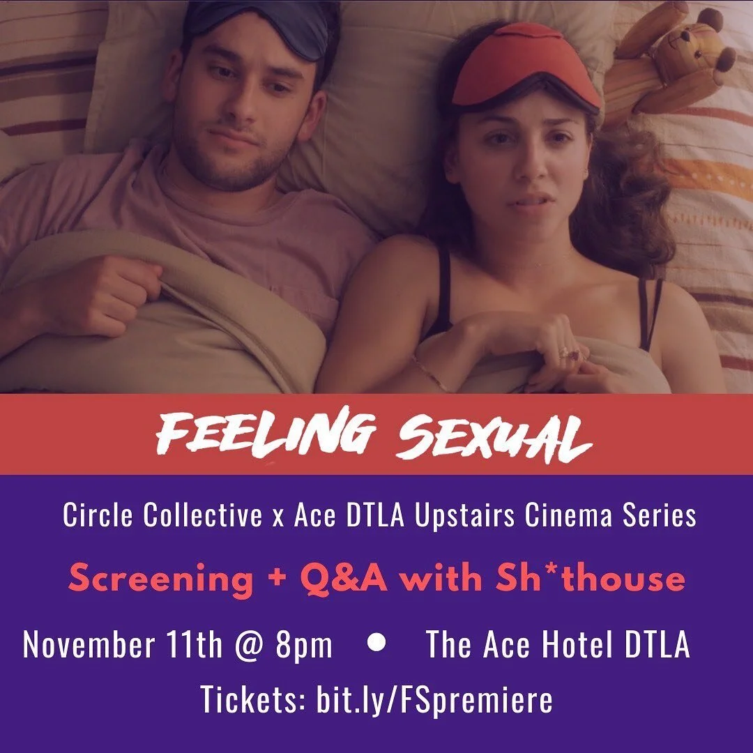 I&rsquo;m so so SO excited for our short film FEELING SEXUAL to premiere tomorrow night before the fabulous SXSW jury-award winning, heart-stealing film Sh*thouse!! I wish I could be there IRL with the director/writer/champion of my heart @knishbish,