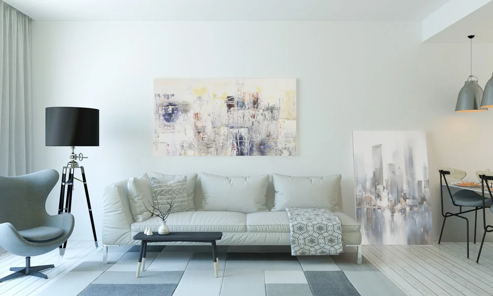 Changing the art in a room can give it a whole new look.