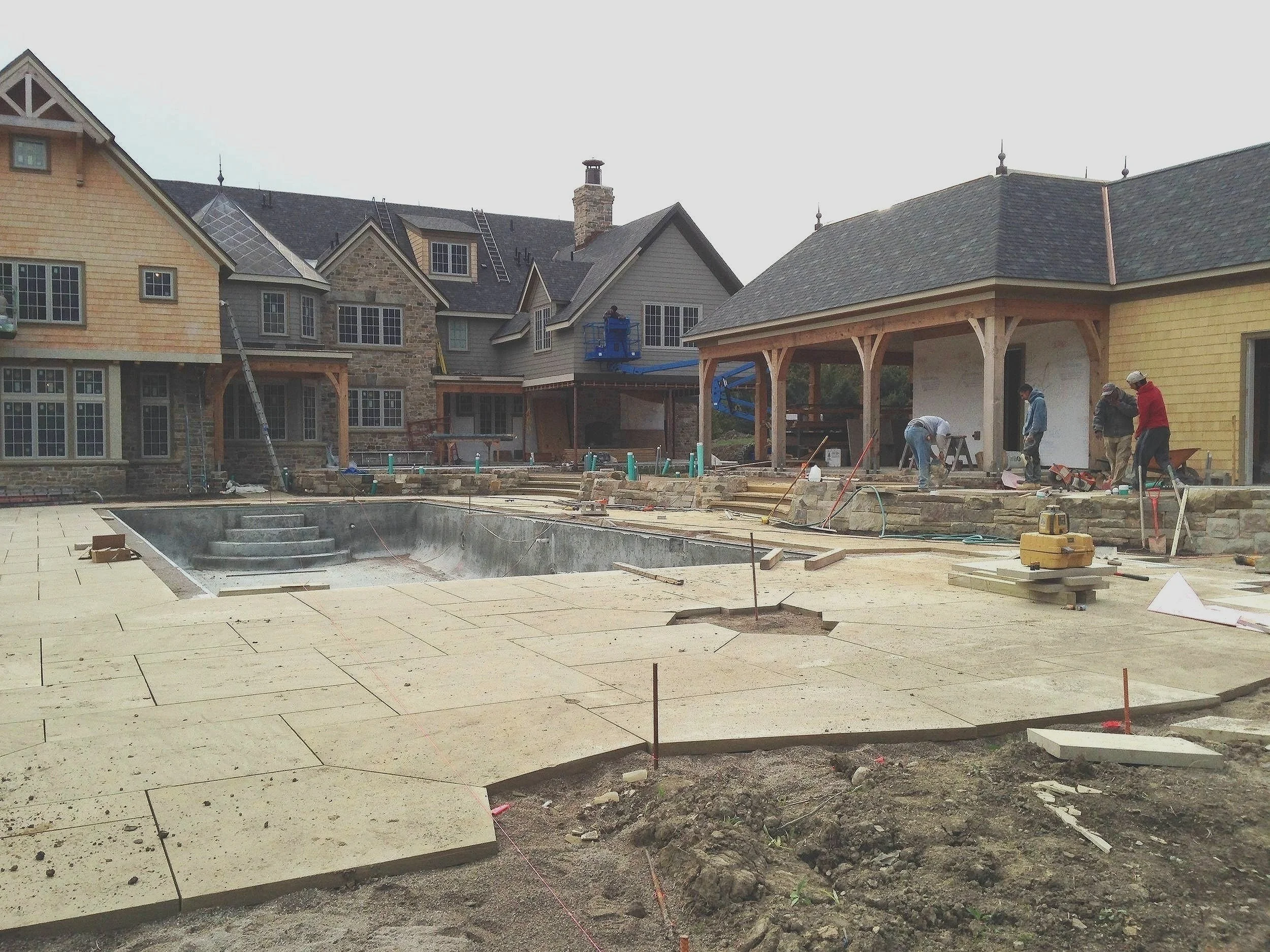 Finished hardscape project walkthrough in Shaker Heights, Ohio