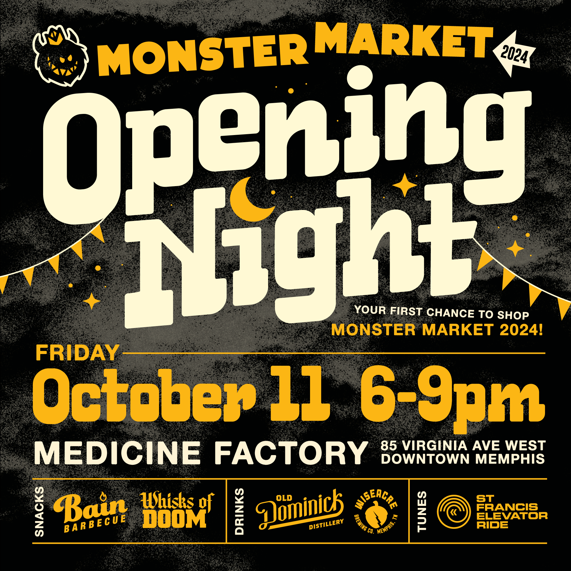 Monster Market 2024 Opening Night Party