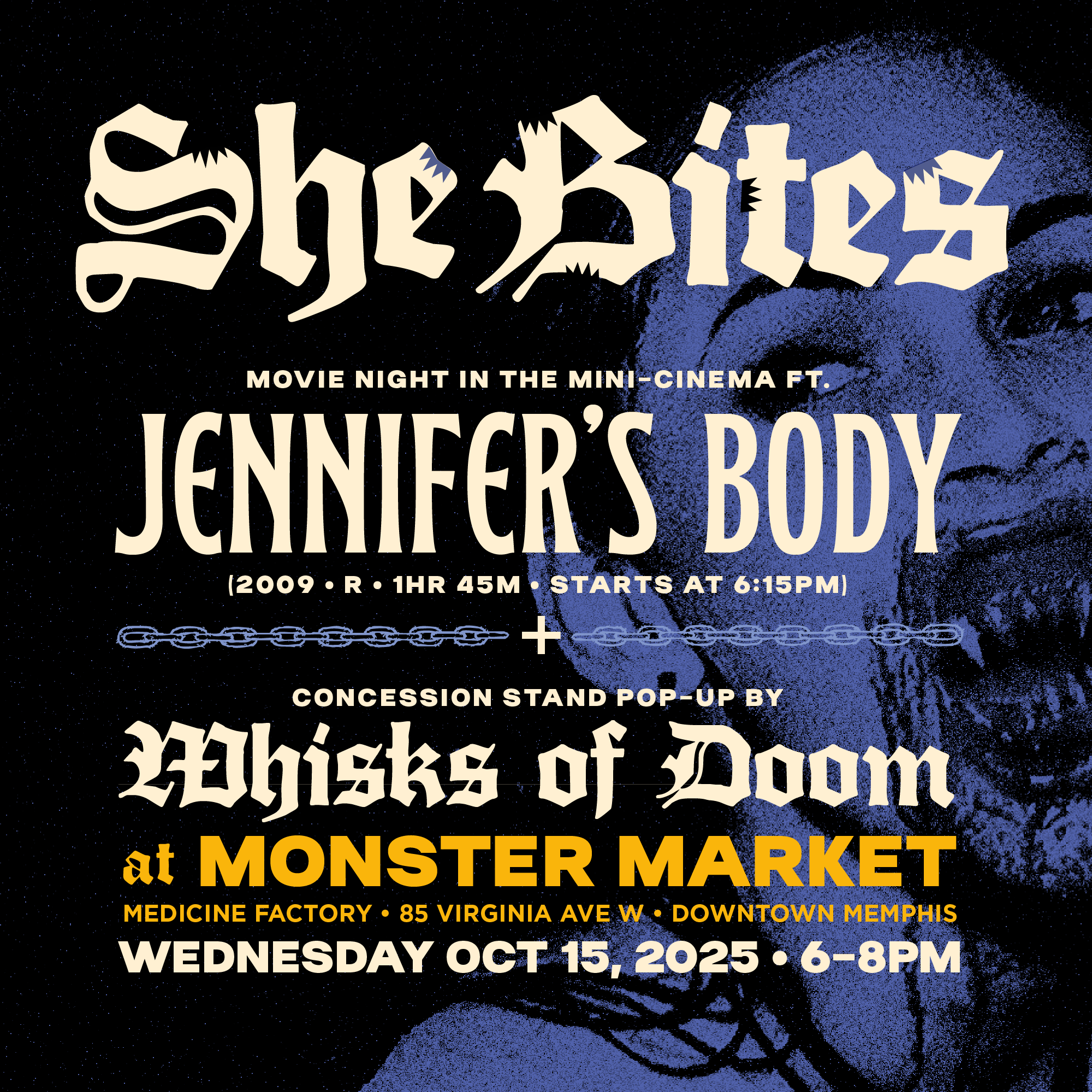 SHE BITES | Movie night with Whisks of Doom