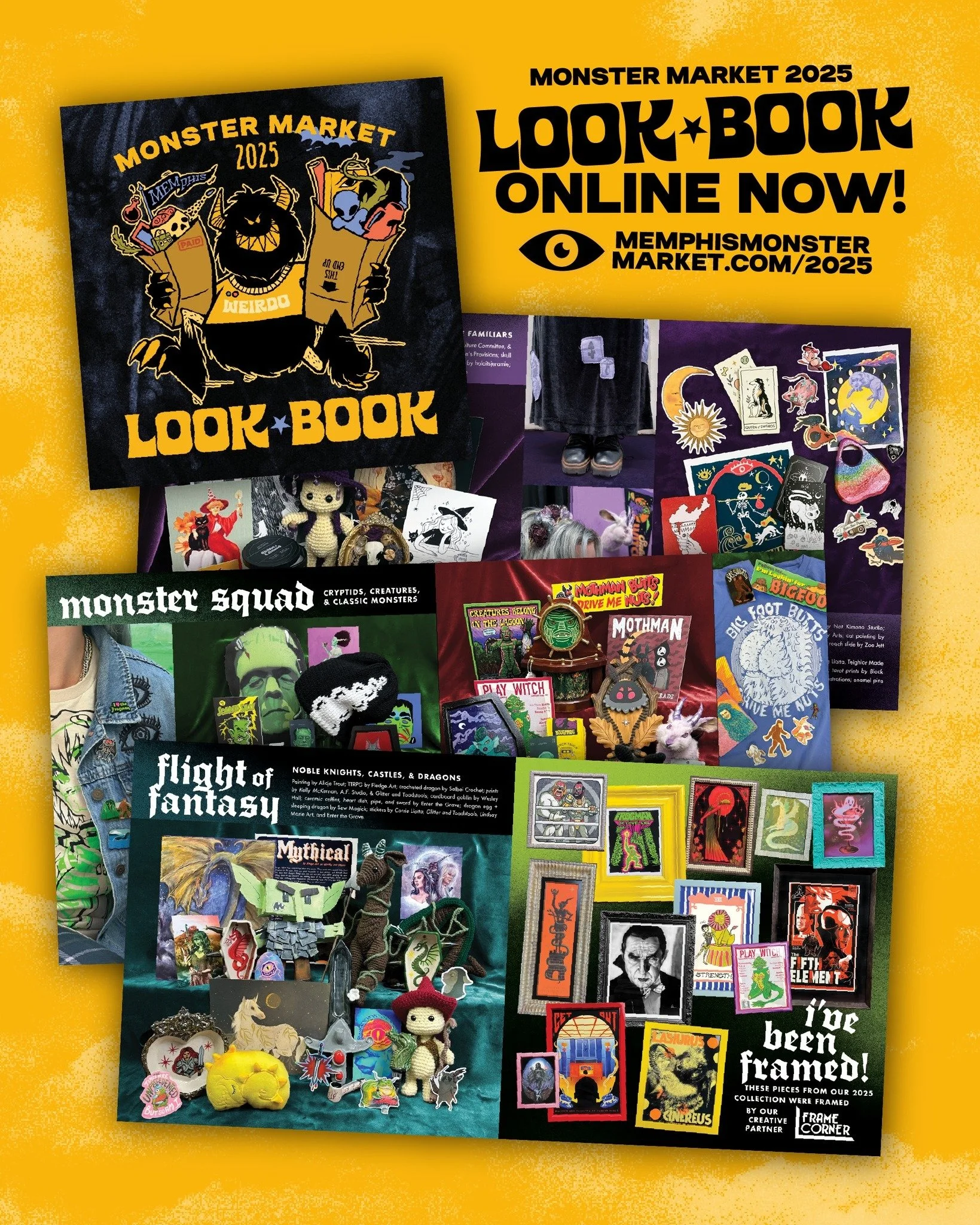 Our Monster Market 2025 Lookbook is now LIVE! Let the window-shopping commence! Swipe for an appetizer&mdash; and check out the whole enchilada on our site!