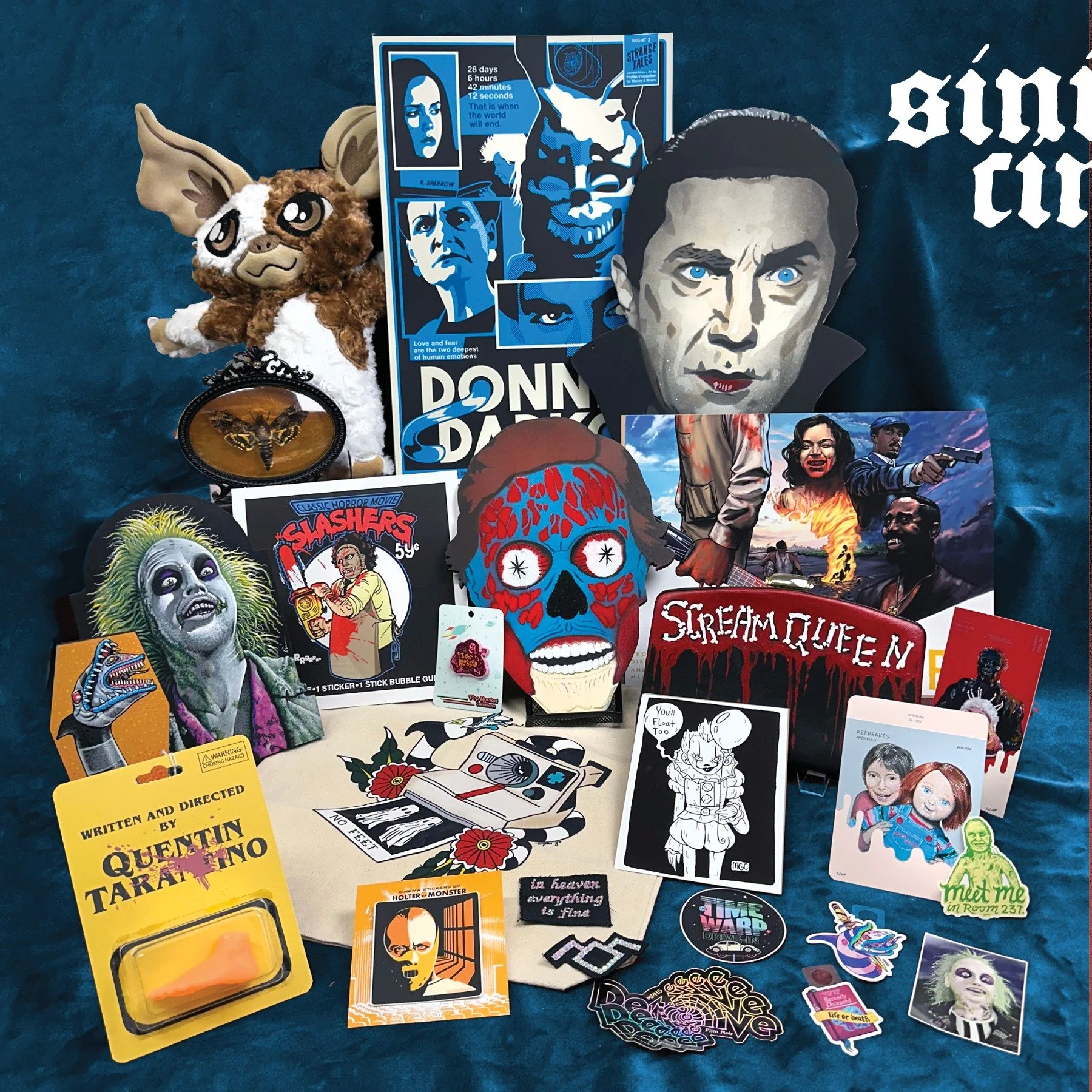 LURK THE LOOKBOOK✨ For the movie freaks and serious cinephiles— this one's for you! From classic horror to sci-fi to director worship, our Sinister Cinema section has unique apparel, wall art, novelties and more for the film-obsessed in your li