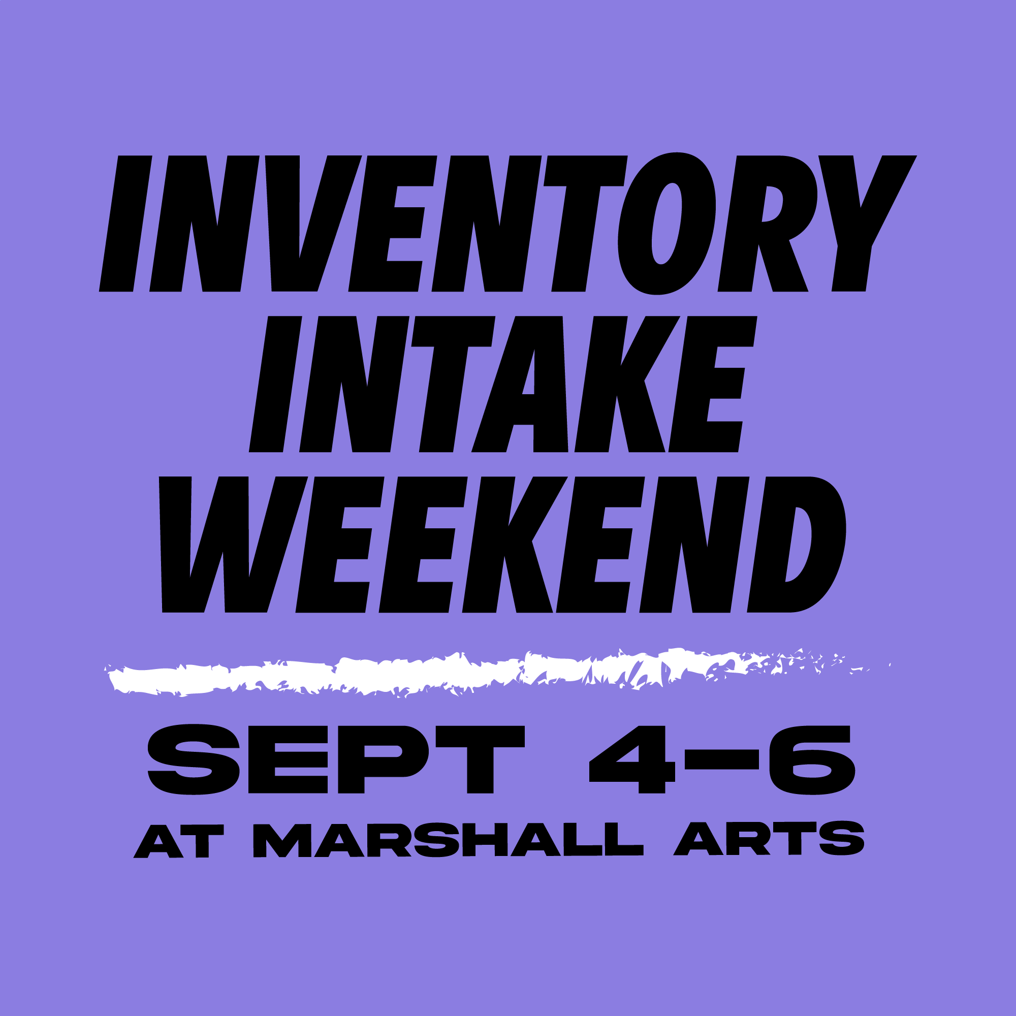 Inventory Intake Day 1