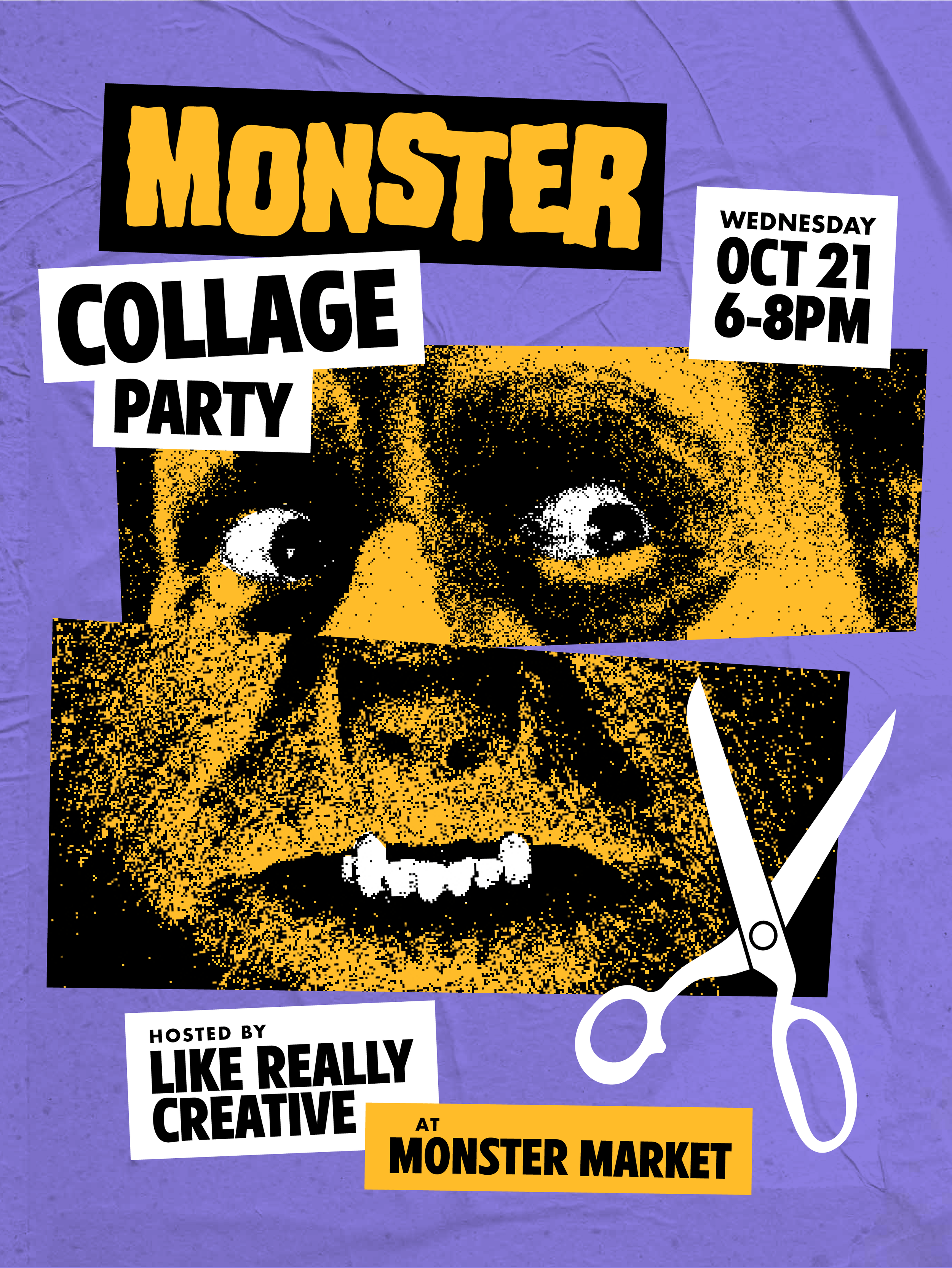MONSTER COLLAGE PARTY with Like Really Creative