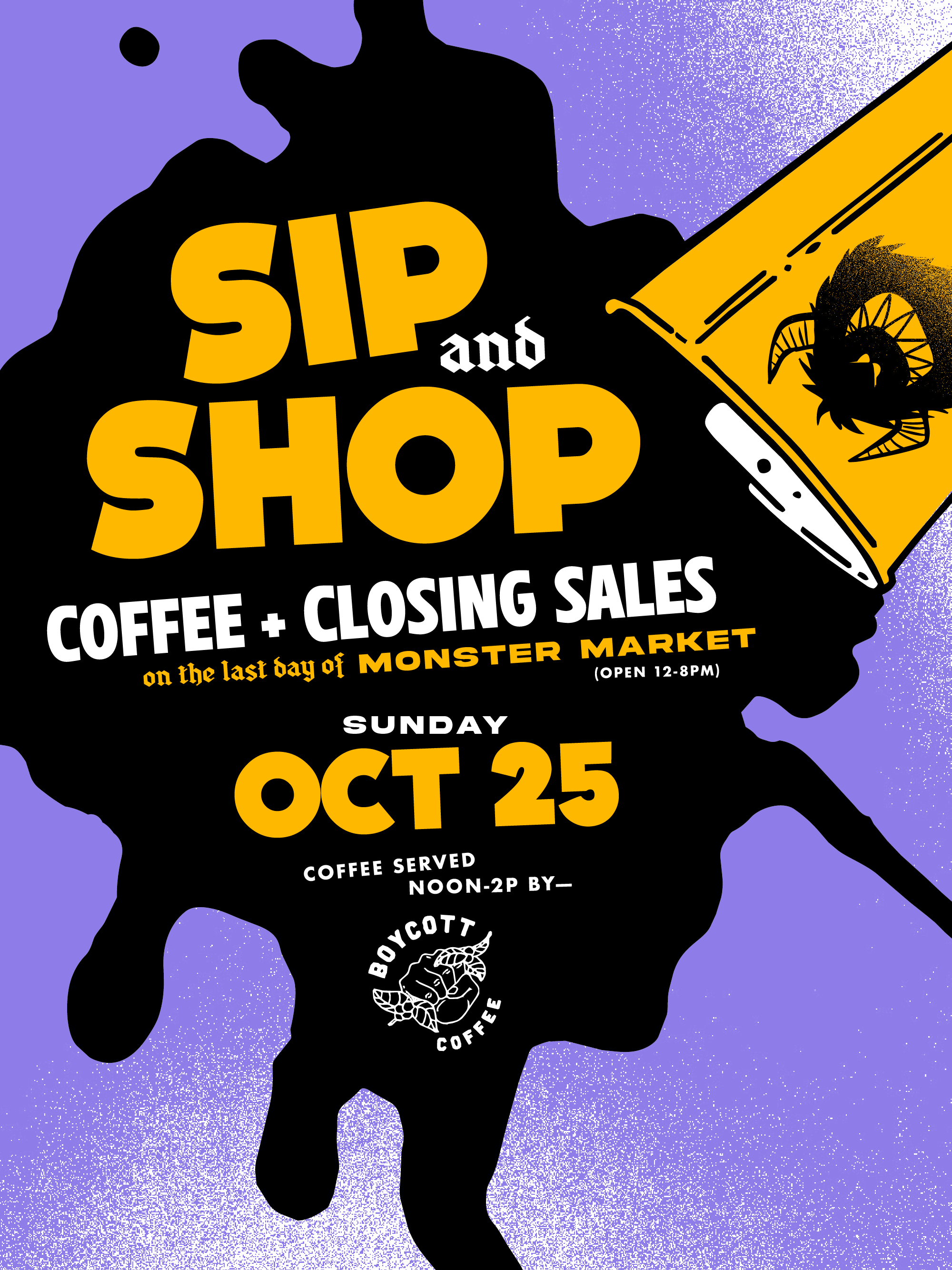 SIP &amp; SHOP | Coffee &amp; Closing Sales