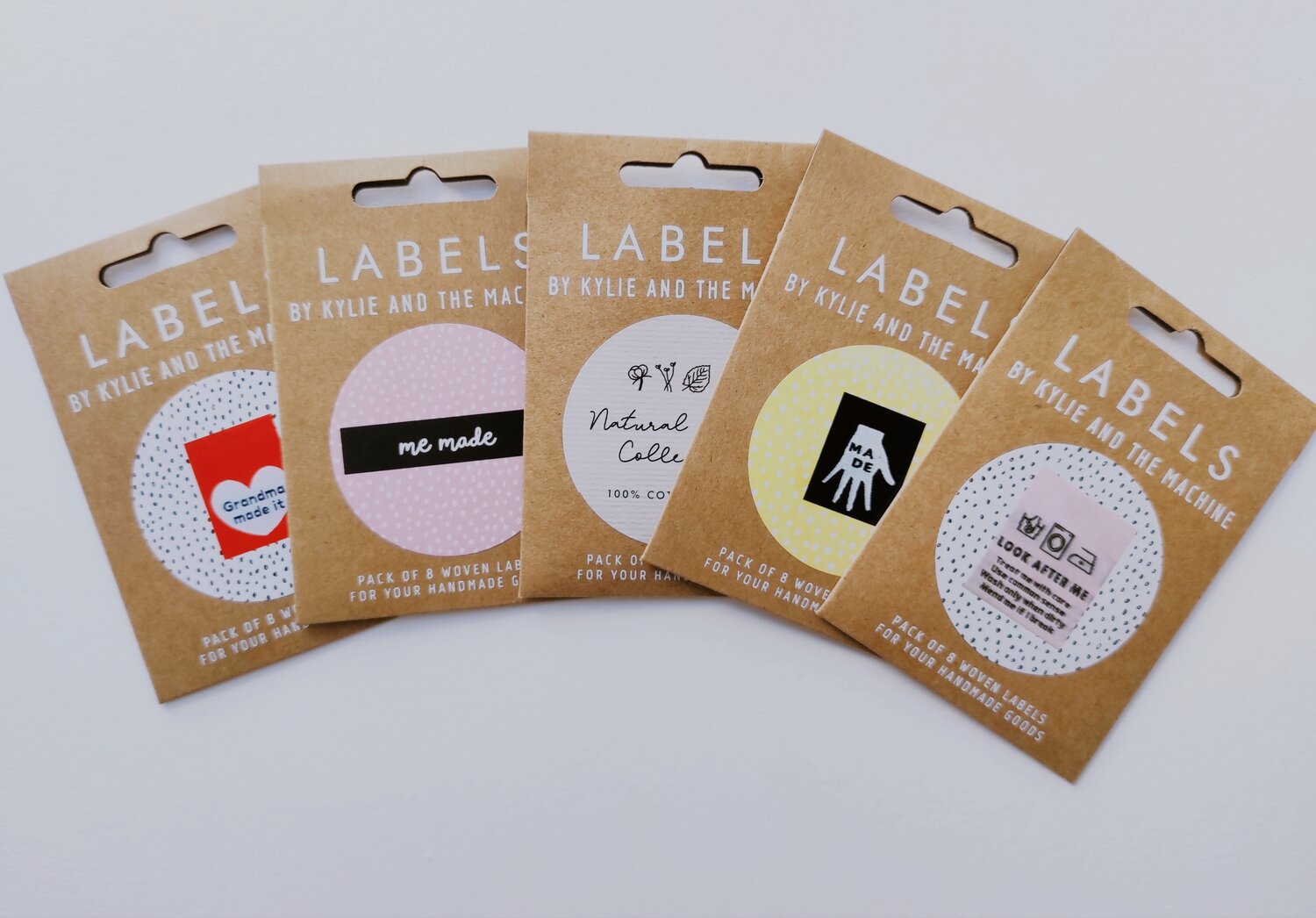 Mistakes Made Lessons Learned Woven Clothing Labels by Kylie and the  Machine - 6 labels per pack