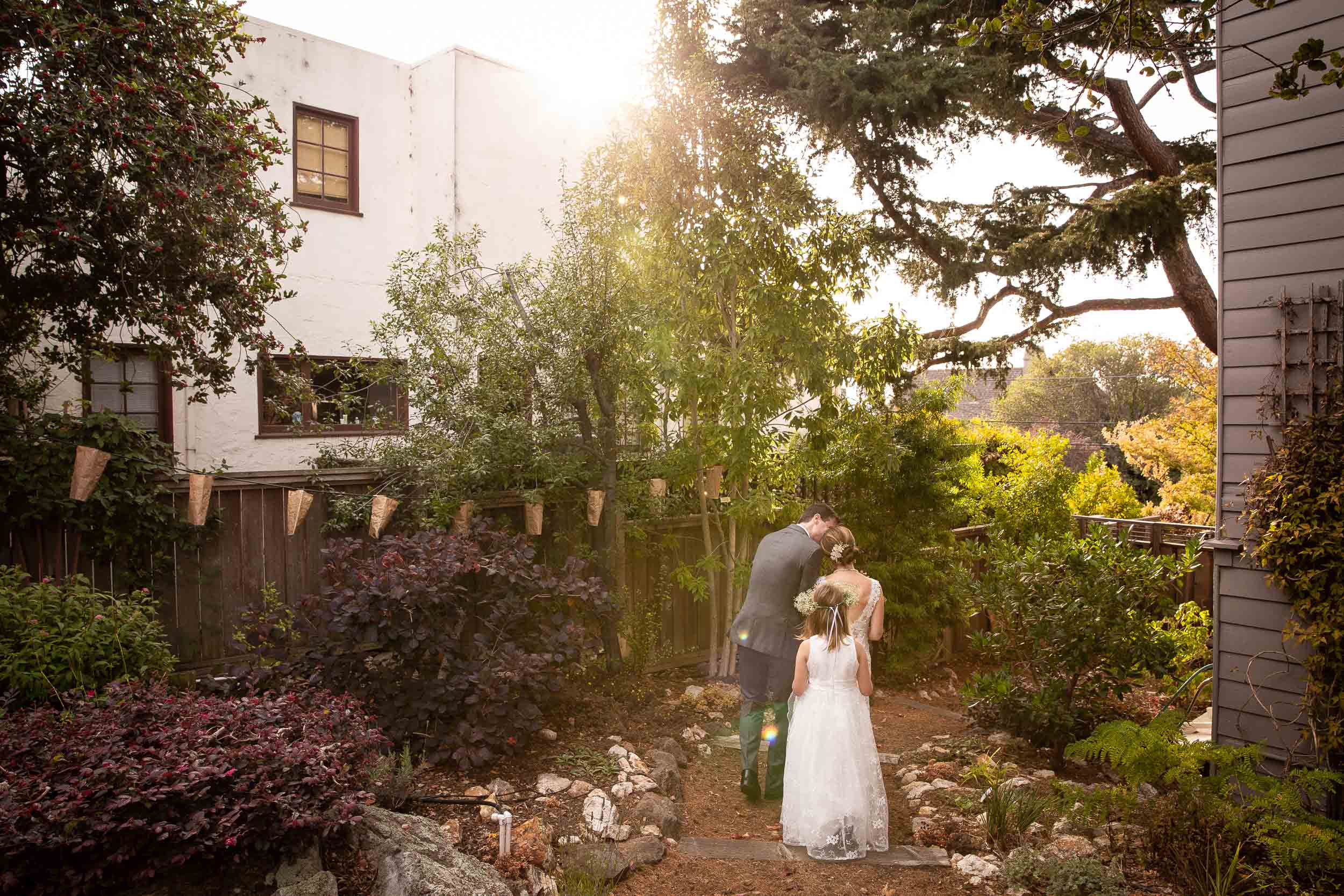 Small Berkeley Wedding in Backyard