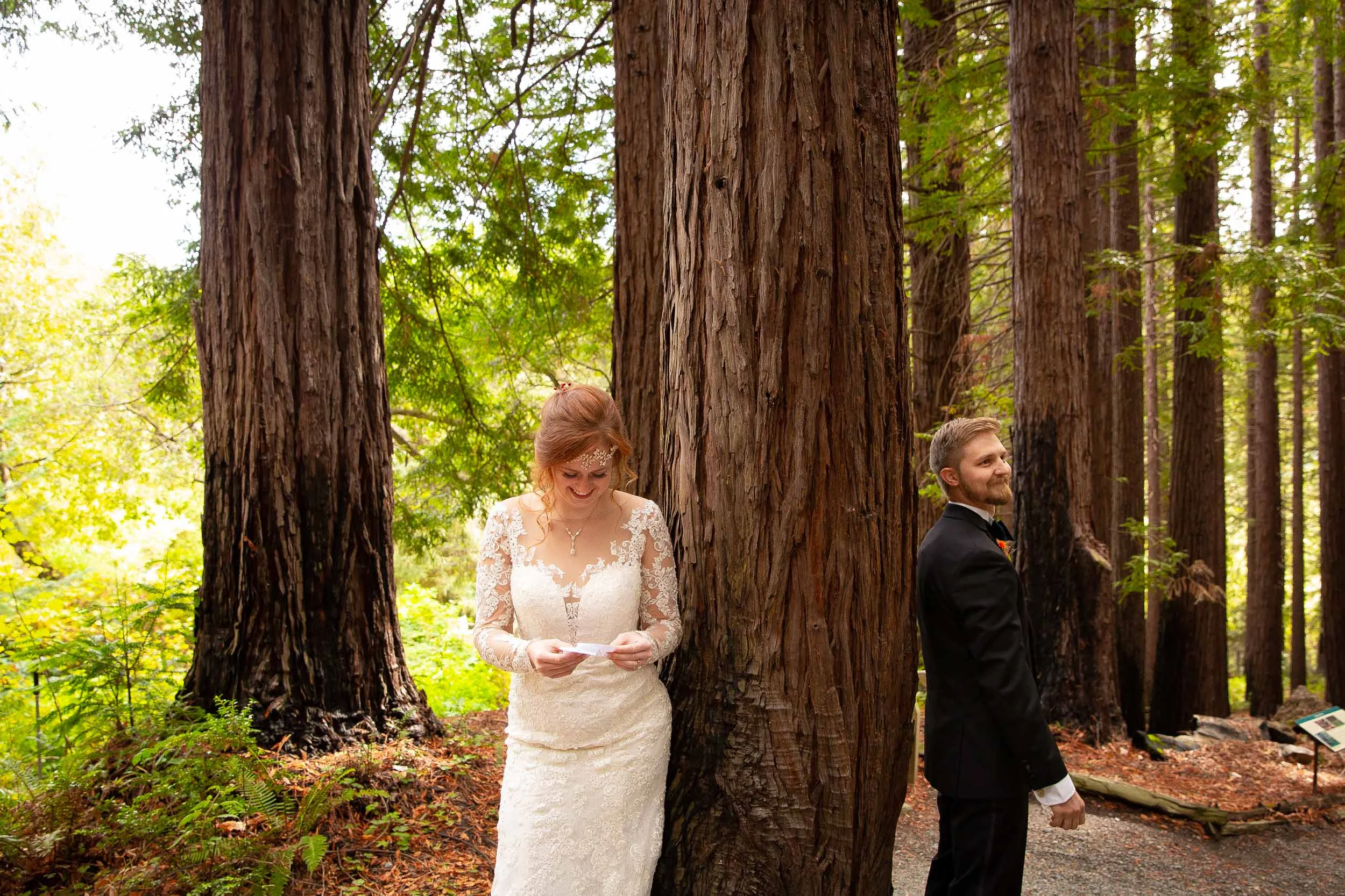 Berkeley Botanical Garden Wedding Ceremony in the Redwood Grove Ceremony and SF Bay Wedding Cruise Reception-22.jpg