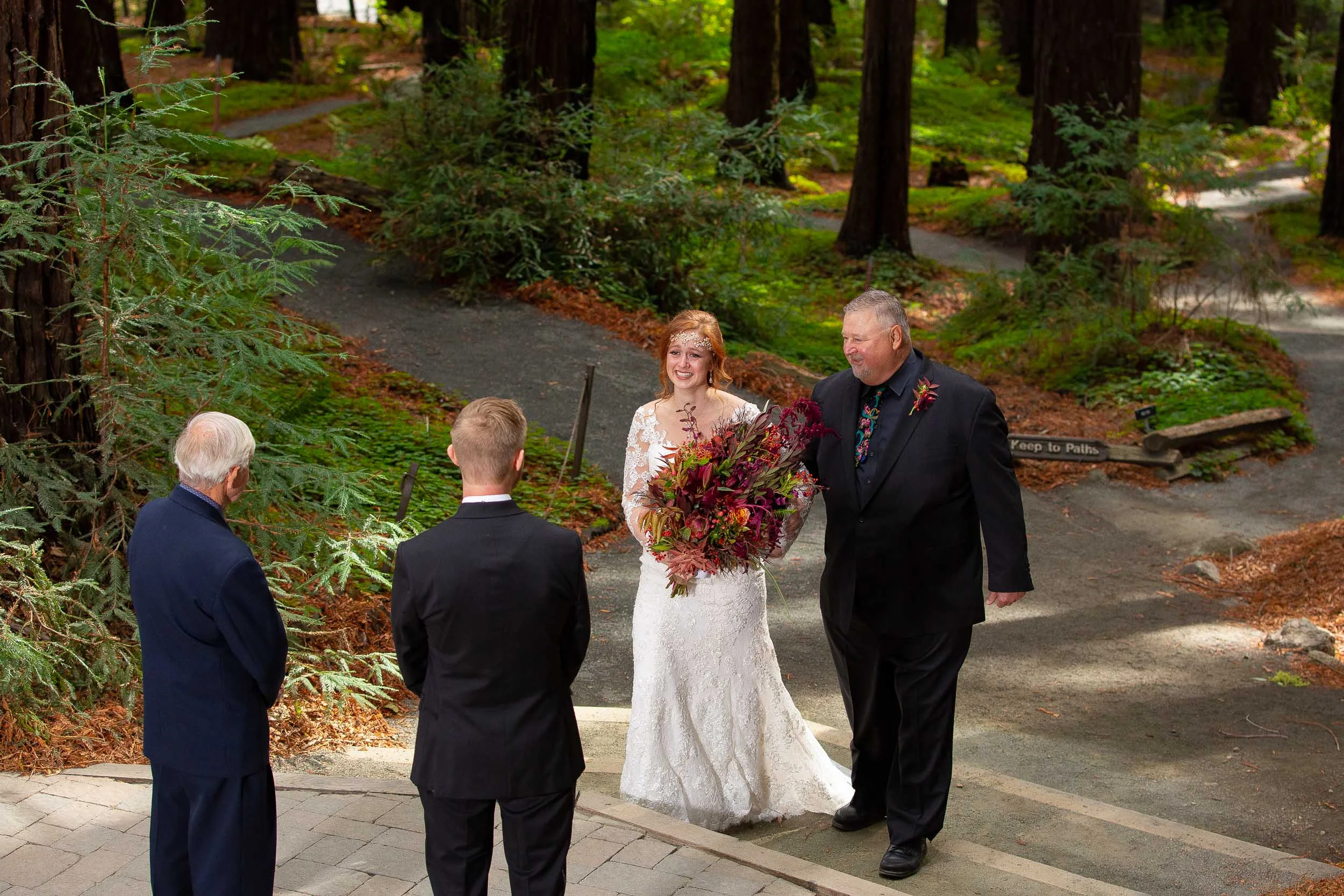 Berkeley Botanical Garden Wedding Ceremony in the Redwood Grove Ceremony and SF Bay Wedding Cruise Reception-30.jpg