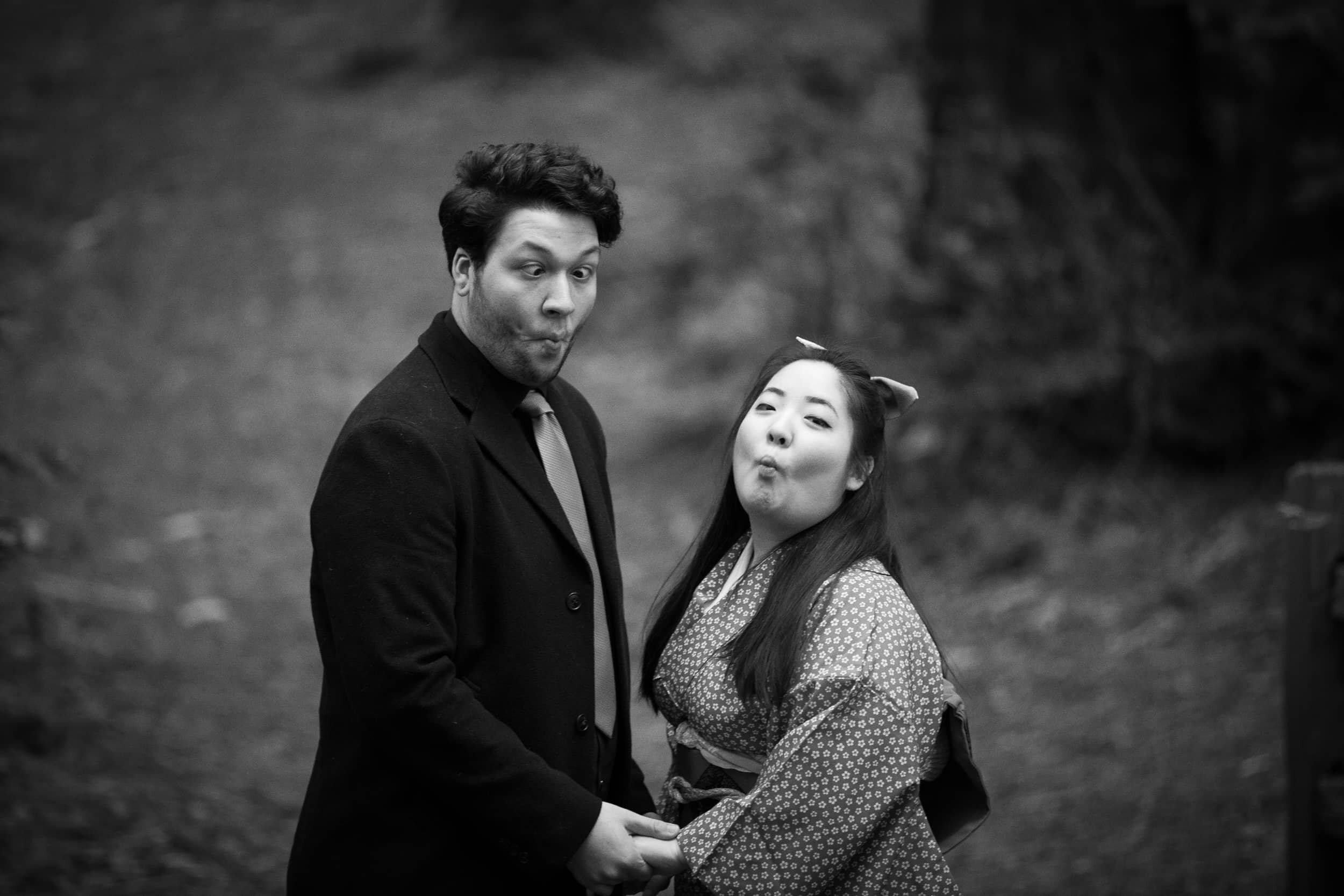 Kimono dress redwoods engagement photos-06.jpg