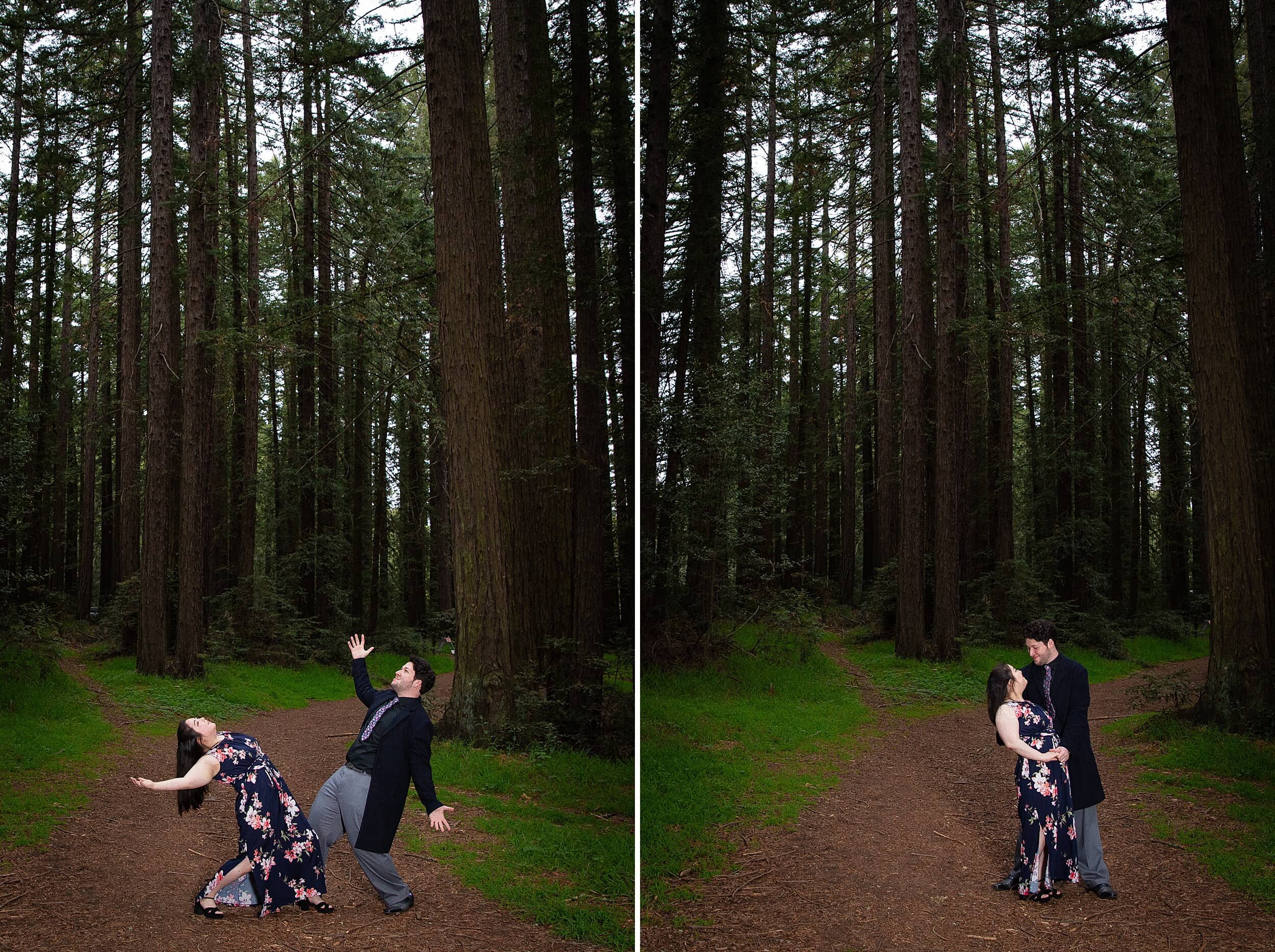 Kimono dress redwoods engagement photos-10.jpg