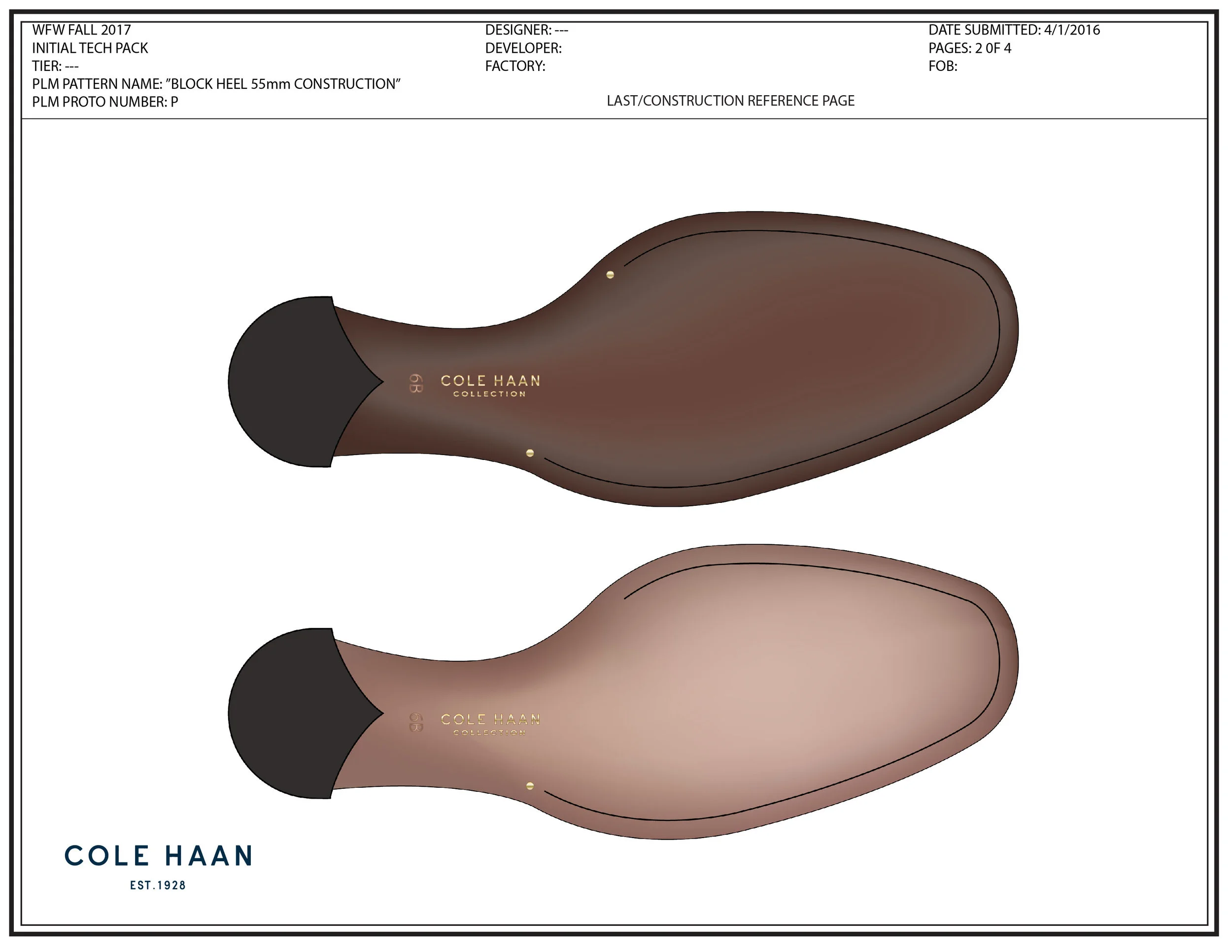 cole haan square toe