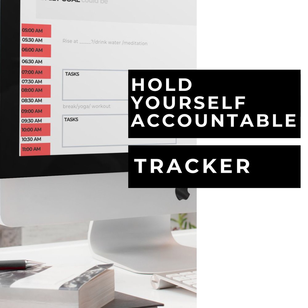 Hold Yourself Accountable Tracker