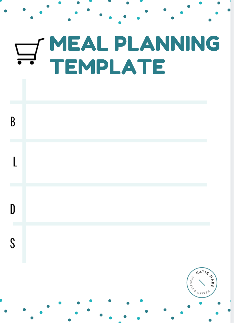 2-Week Meal Planning Template with Grocery List and Sample Meal Plan