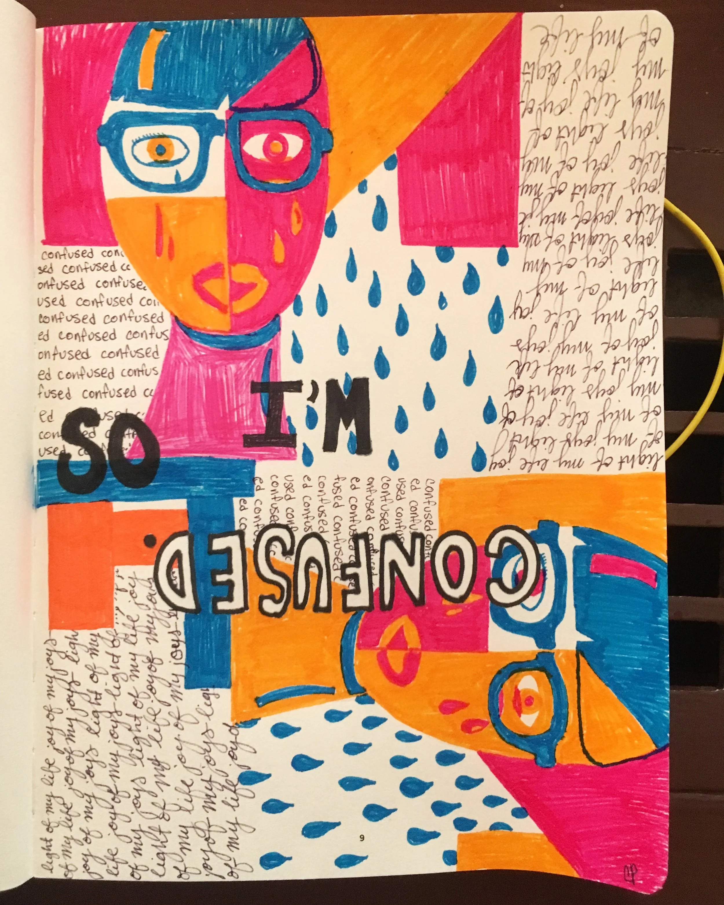  marker on paper, spring 2019 