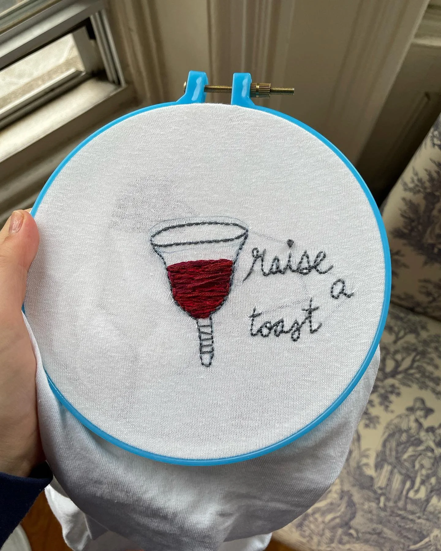finished my first embroidery this year! we love menstrual cups (size M, willing to sell, dm me bbs) 
#menstrualcup #embroidery #embroideryart #menstrualembroidery #embroideryartist