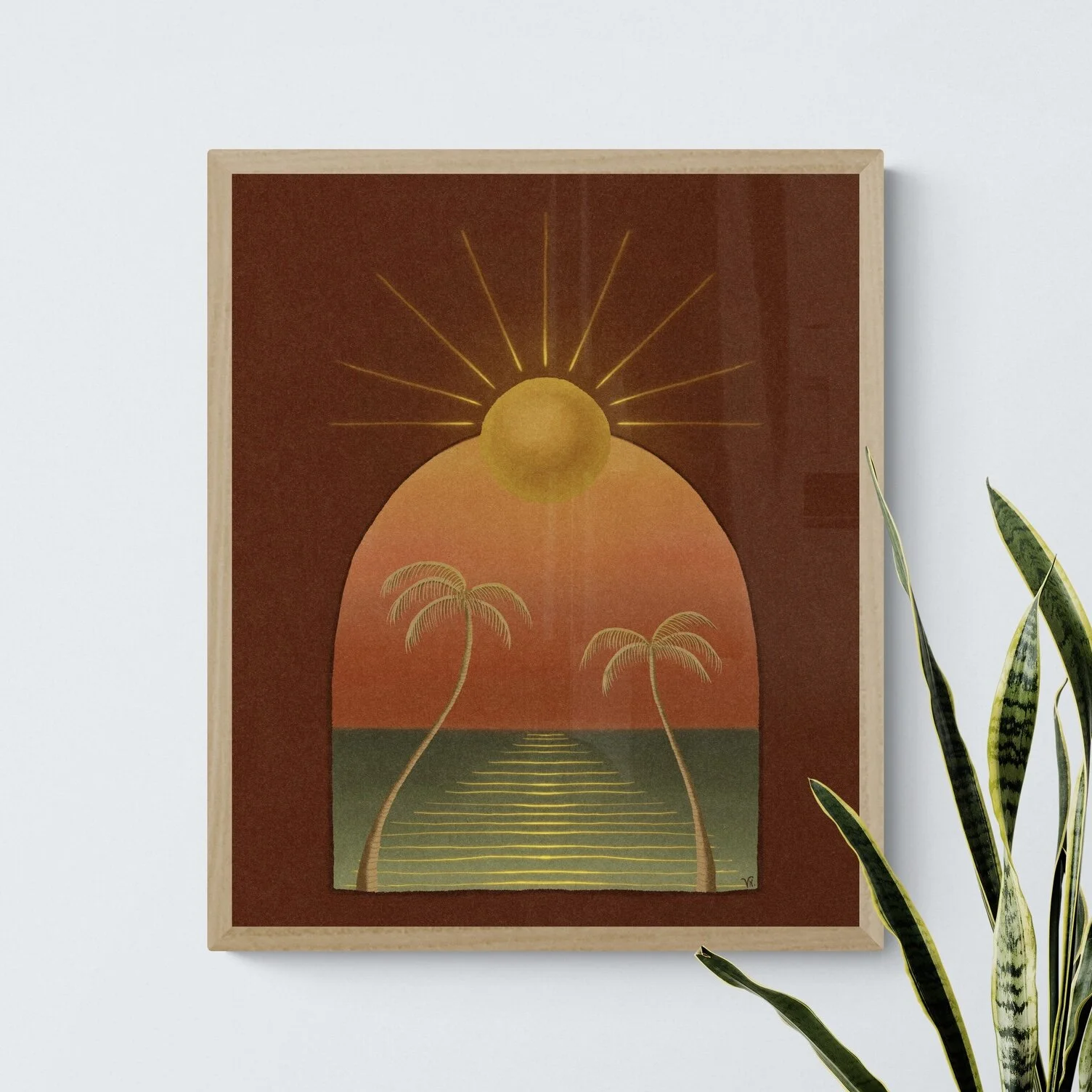 Sunrise Rays Print
