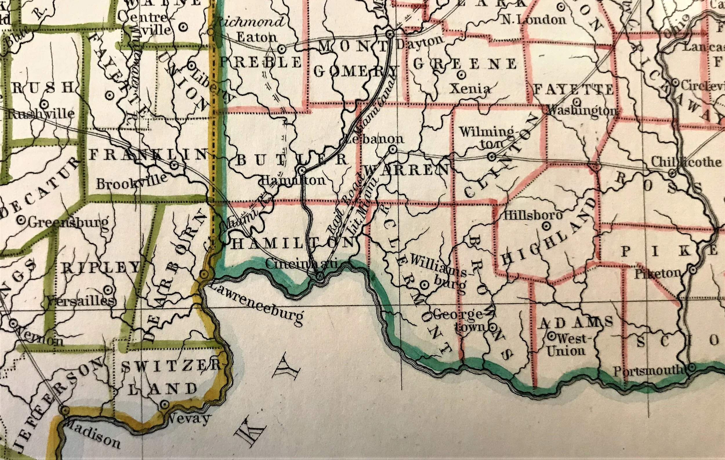  Existing and proposed Railways are starting to take shape in this 1835 map of Ohio &amp; Indiana. by the 1890’s railways will have changed the landscape — both physically and economically — much in the same way that automobiles and interstates will 