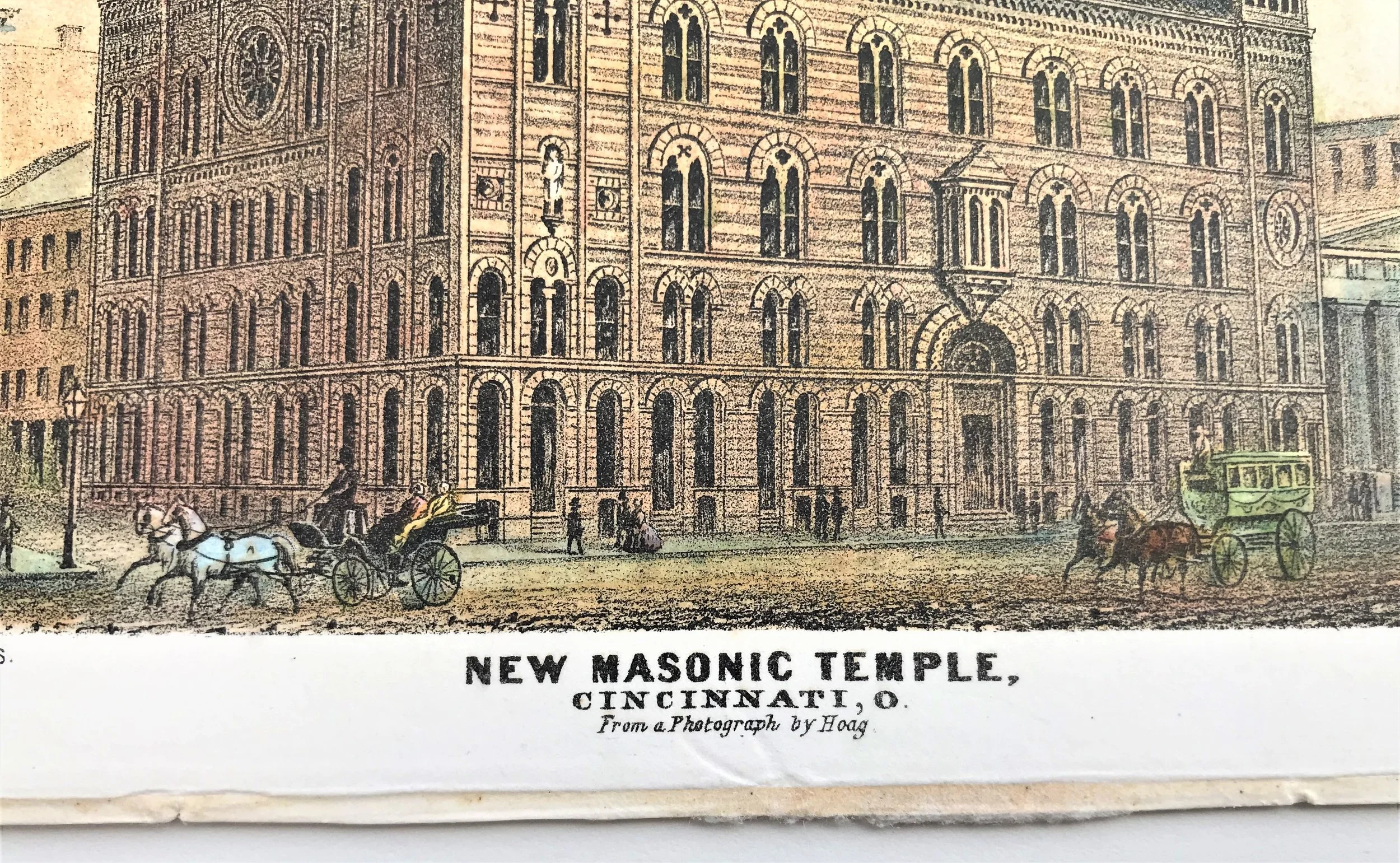  New Masonic Temple. Cincinnati, O. From a Photograph by Hoag. 