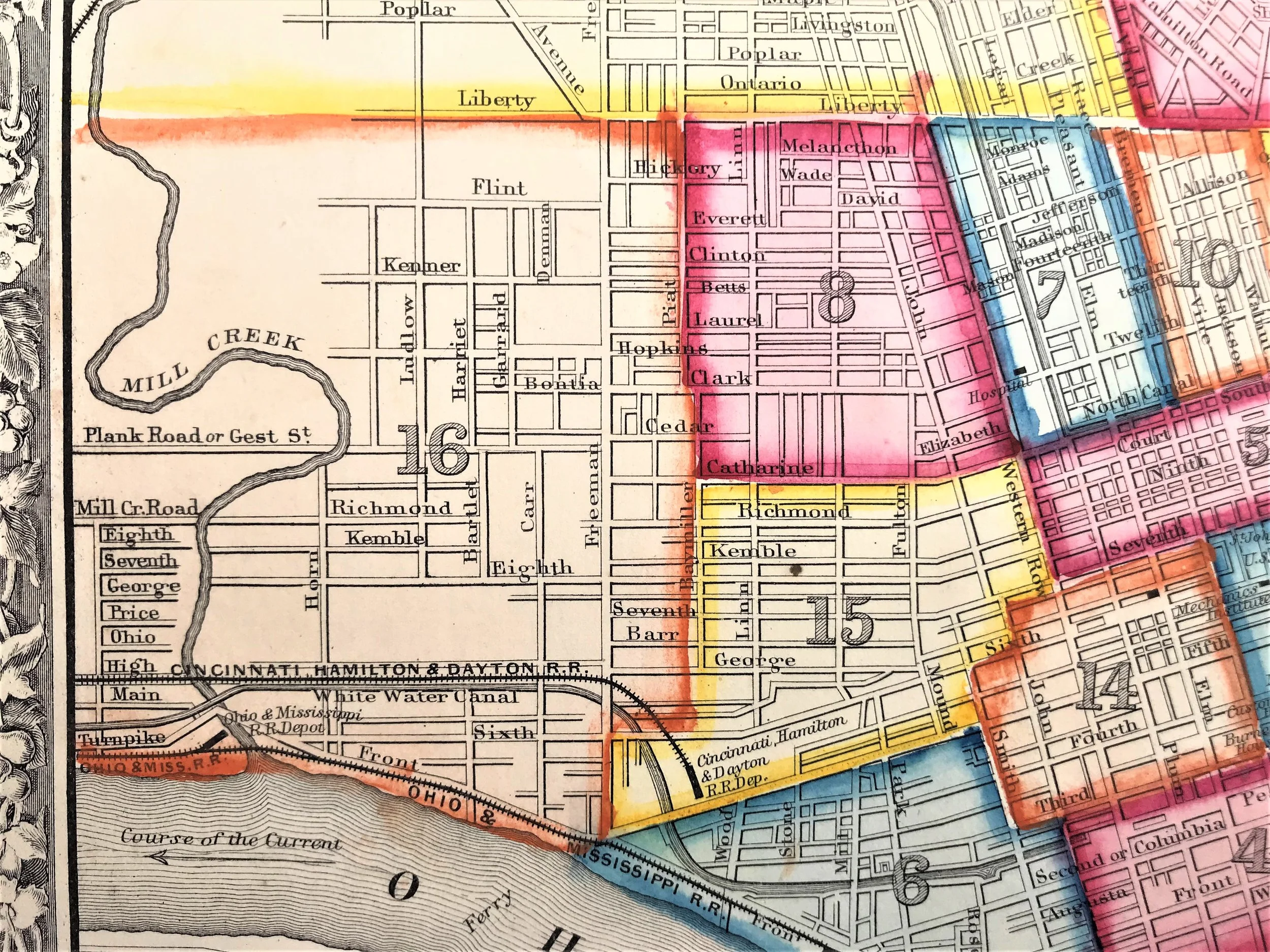 Mill Creek, West end and Kenyon-Barr area of Cincinnati
