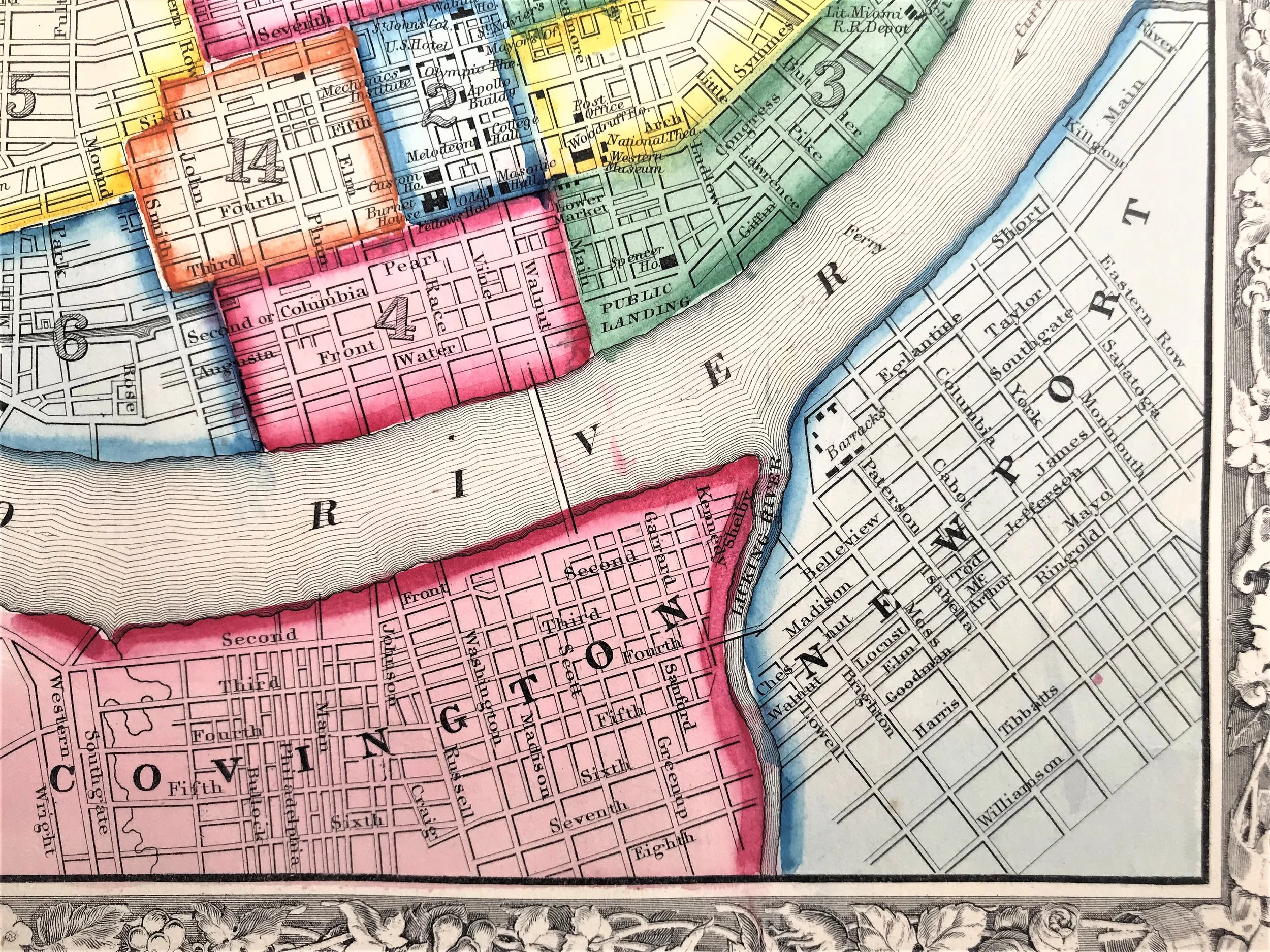 Newport &amp; Covington, Kentucky, c. 1862