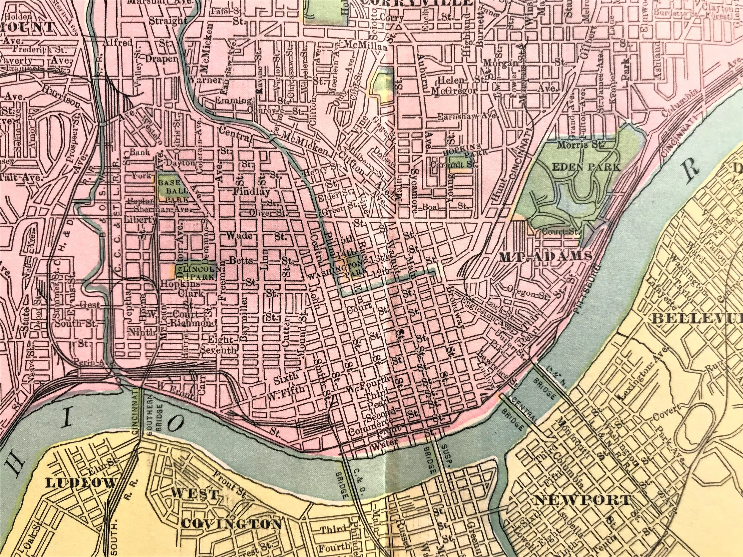 Downtown Cincinnati, c. 1904
