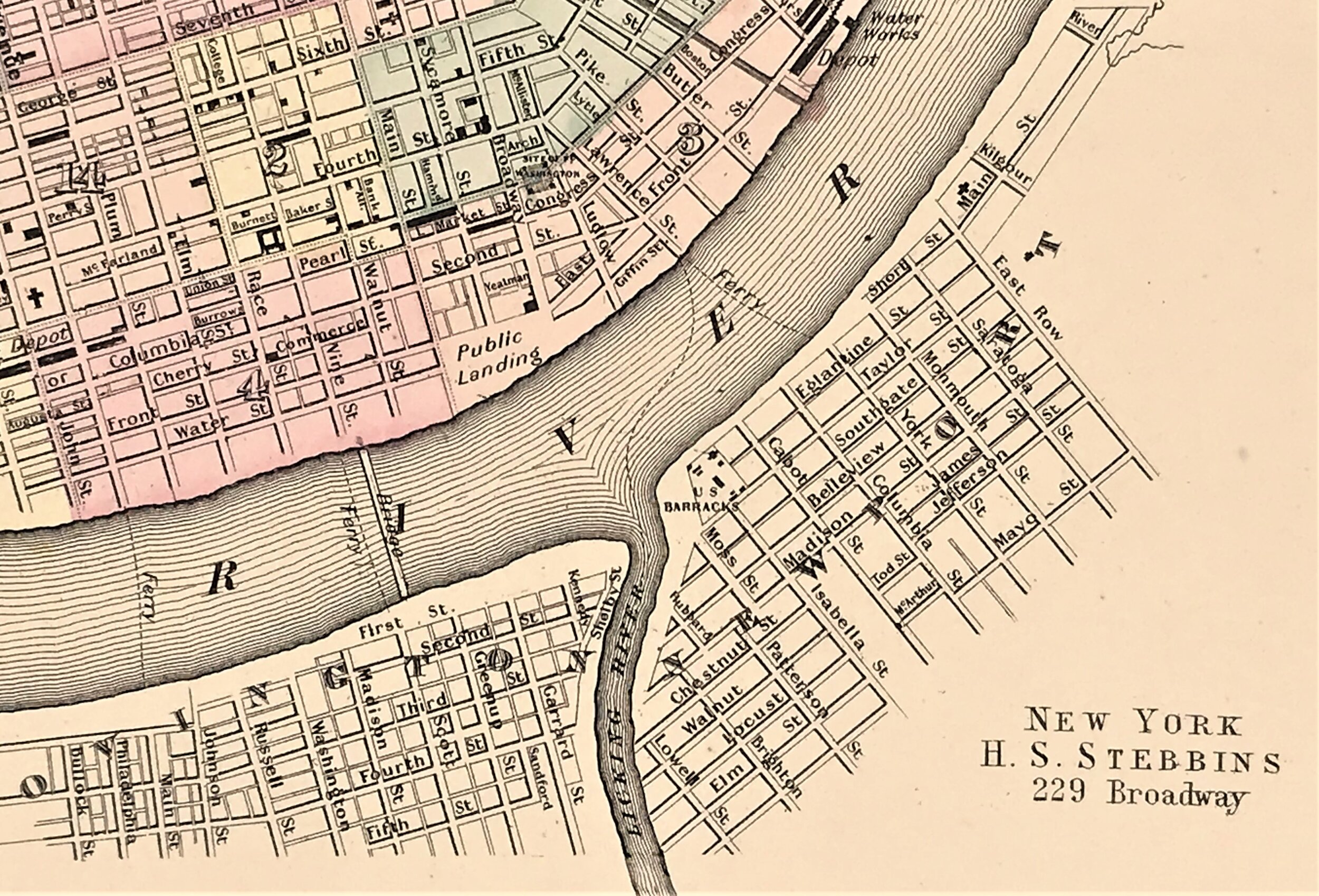  Newport and Covington, Kentucky, c. 1868 