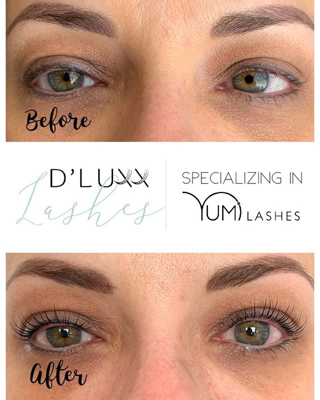 Green Eyes and Long Dark Lifted Lashes are Everything 💫💚💫💚 Book Your YUMI Lashes treatment with us today! With NO harm to your natural lashes! Those are not Extension! These are this beautiful woman&rsquo;s natural lashes, I just lifted them. No 