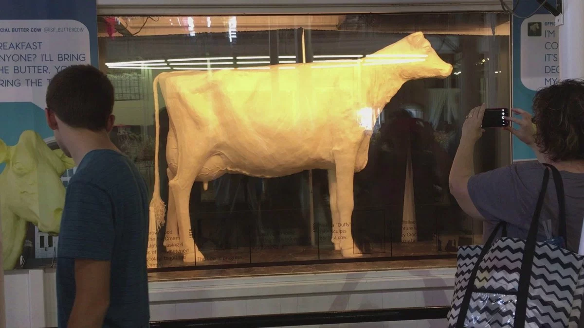 “Butter Cow number 9.”