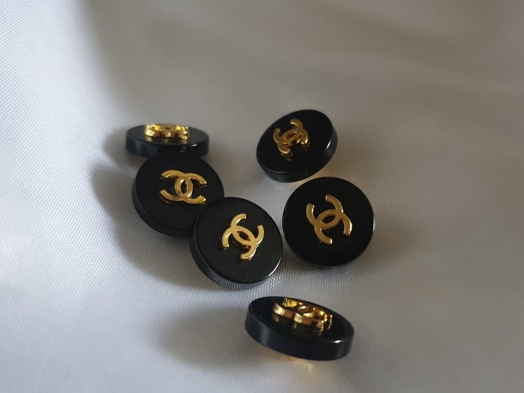 chanel buttons authentic